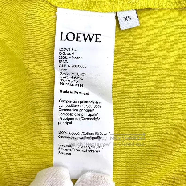 Loewe Loewe Spirited Away Joint Name Yellow Logo Letter Embroide Size XS / US 0-2 / IT 36-38 - 8 Thumbnail