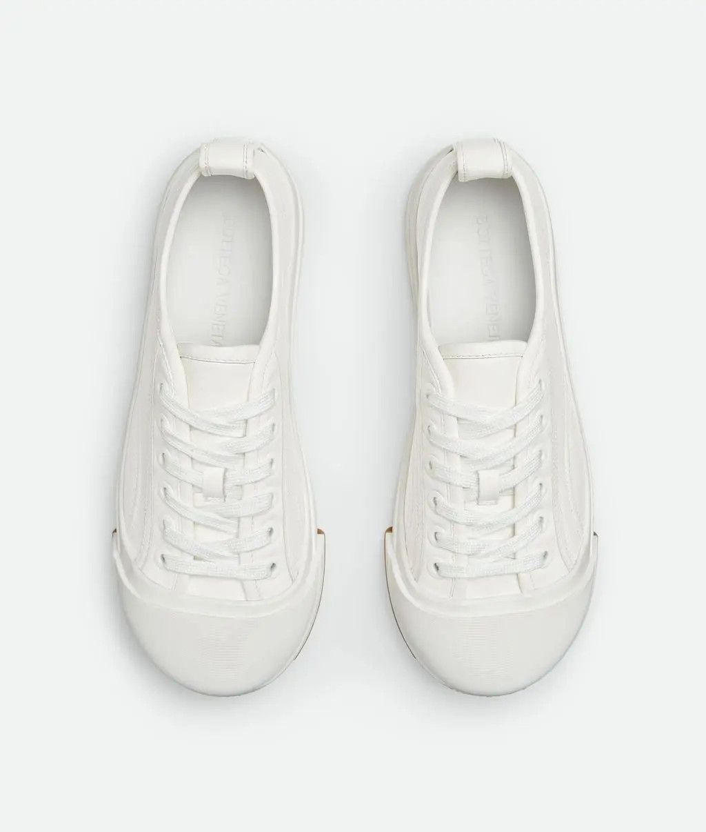 Bottega Veneta o1bcso1str0425 Vulcan Leather Sneakers in White Size US 10 / IT 40 - 3 Thumbnail