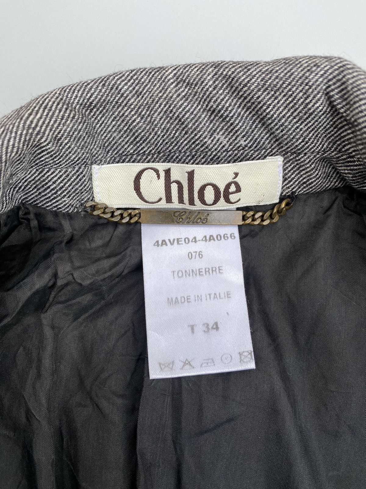 Chloe A/W 2004- Chloe- Phoebe Philo- Blazer and Skirt Set Size S / US 4 / IT 40 - 13 Thumbnail