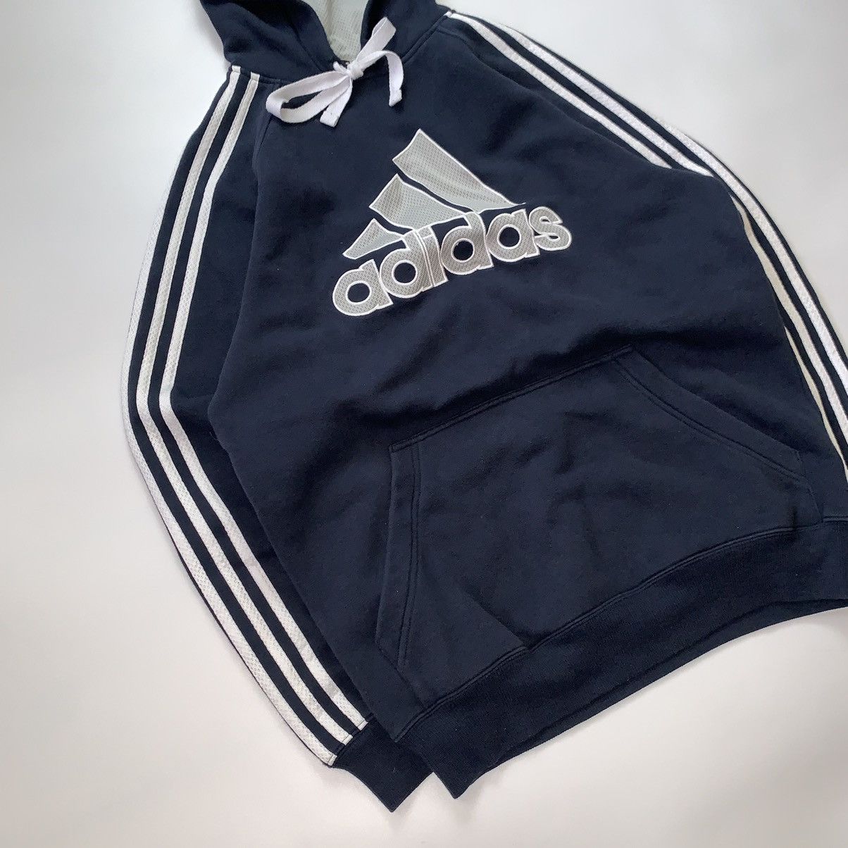 Other Vintage 90s Adidas Hoodie Big Central Embroidered Logo Y2K Size US S / EU 44-46 / 1 - 4 Thumbnail