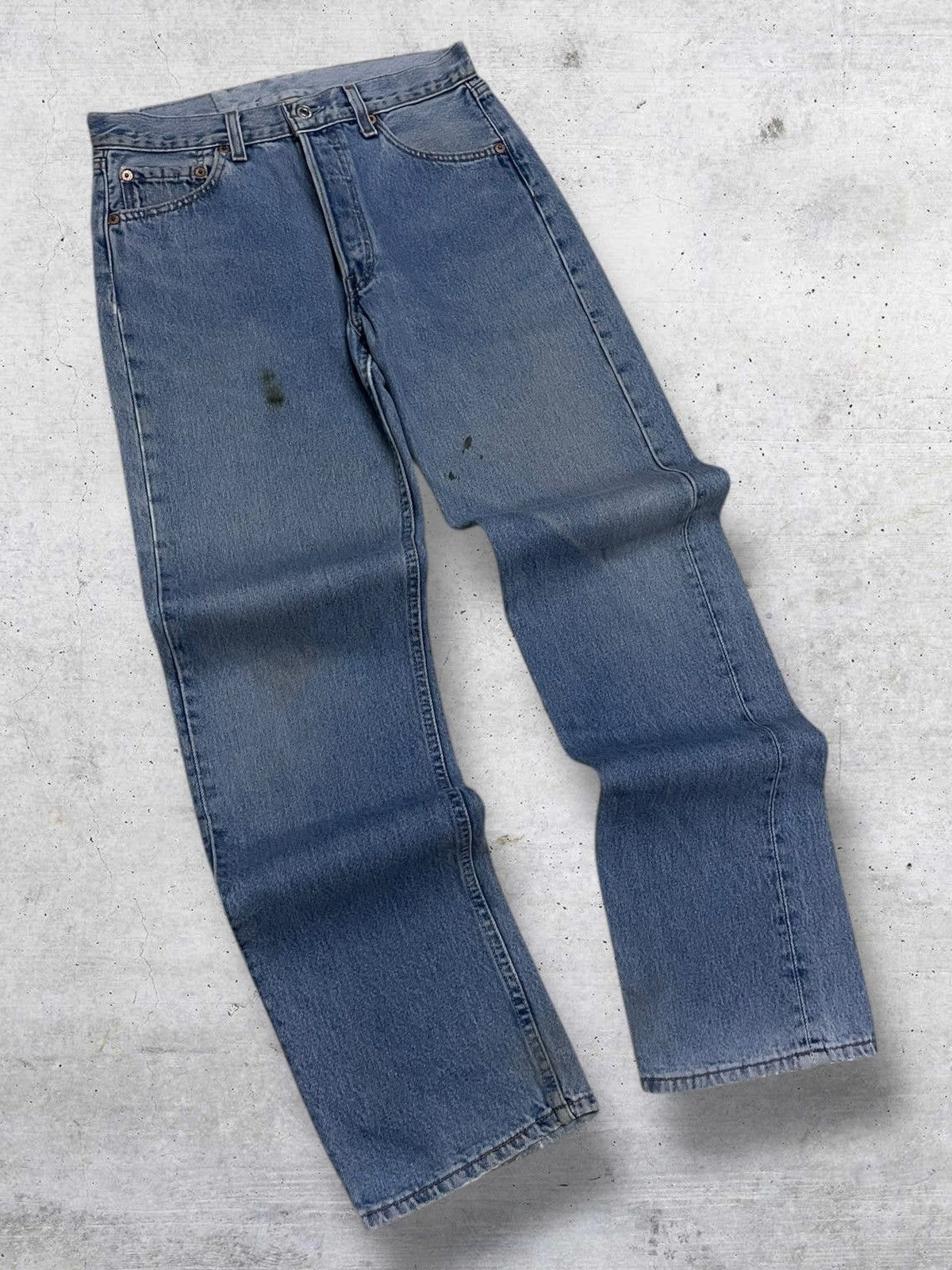 Levi's Vintage Clothing VINTAGE 501 LEVIS DESIGNER 90S DIRTY GRUNGE OG DENIM STYLE Size US 29 - 2 Thumbnail