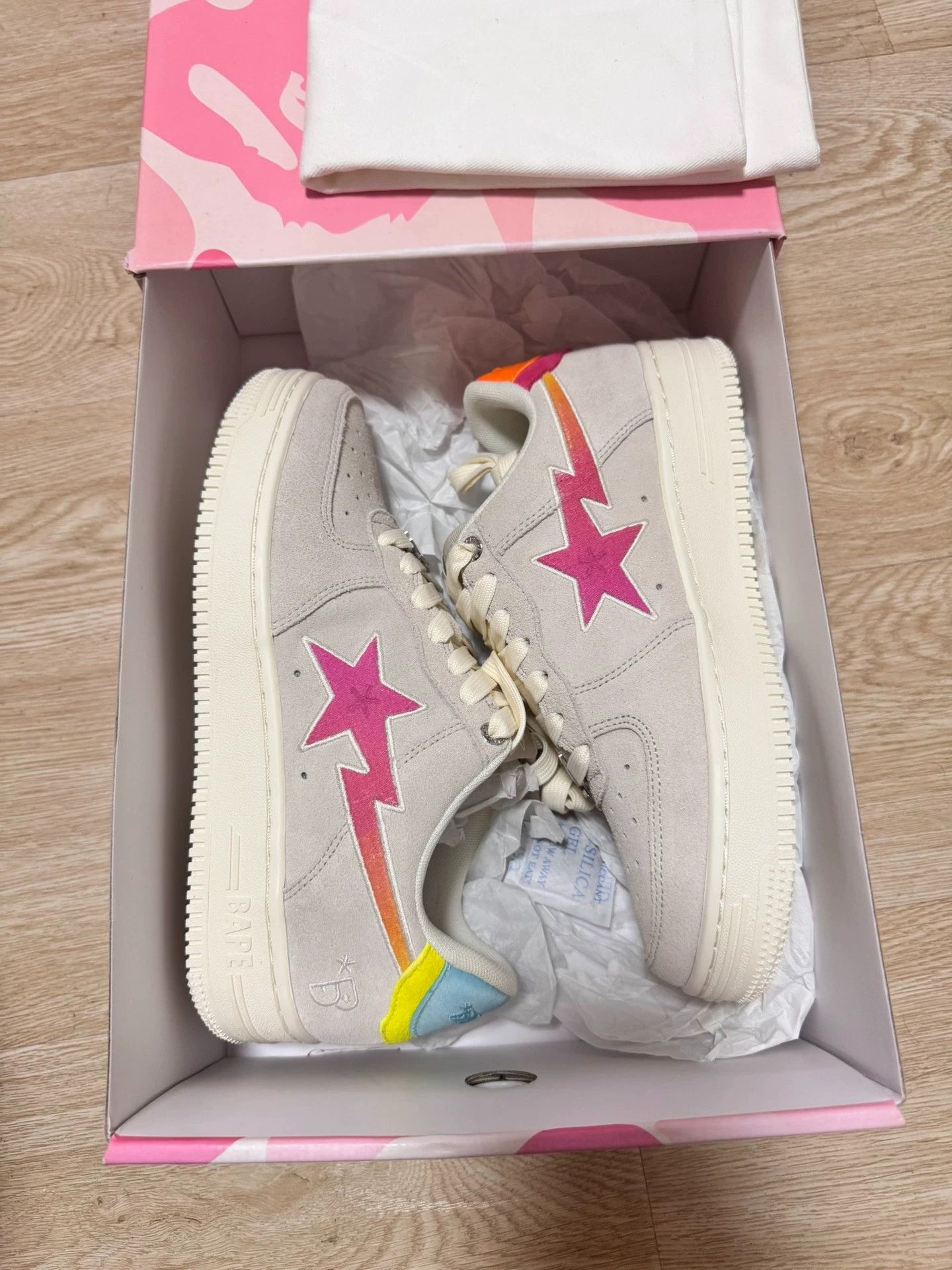 Bape BAPE STA BAPY 23ss Limited Suede Low-Top Sneaker Pink US7 Size US 7 / EU 40 - 1 Thumbnail