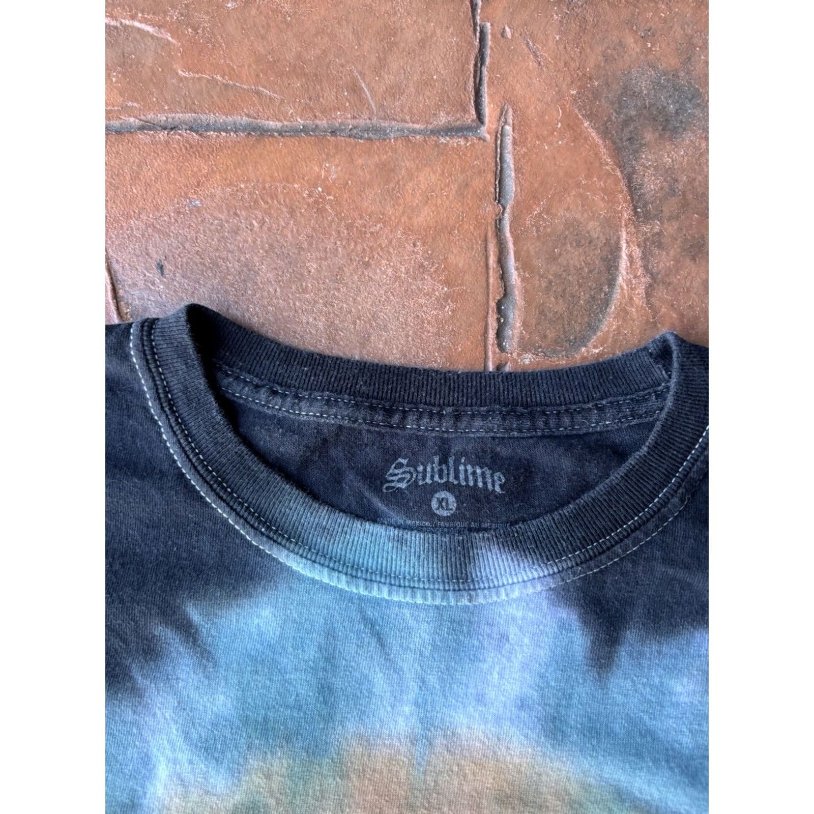 Vintage Sublime Shirt XL Black Crew Neck Tie Dye Sun Graphic Band Rock Tour T-Shirt Mens VINTAGE? Size US XL / EU 56 / 4 - 2 Thumbnail
