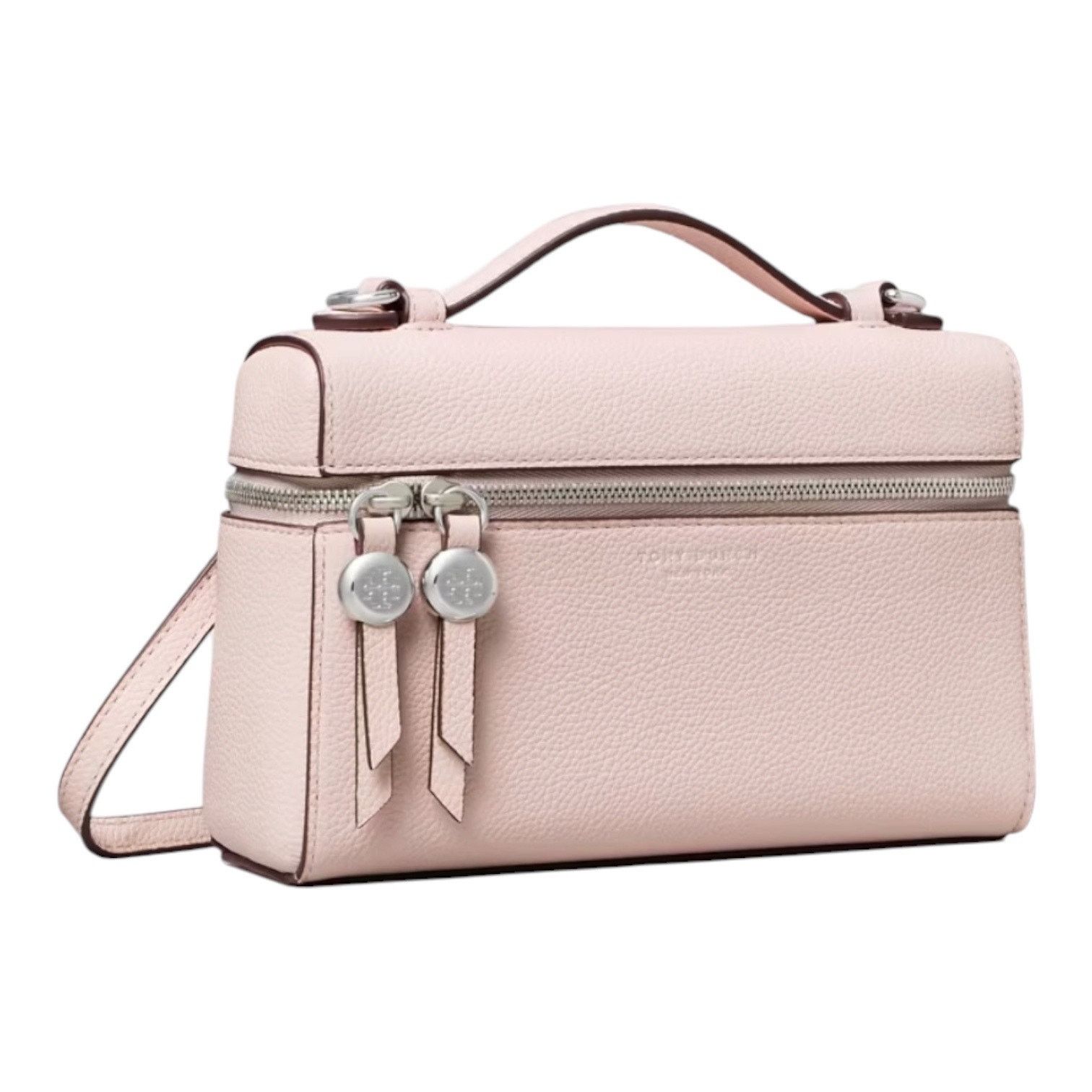 Tory Burch Tory Burch Slim Romy Top Handle Bag Leather Bag Rose Pink Size ONE SIZE - 3 Thumbnail