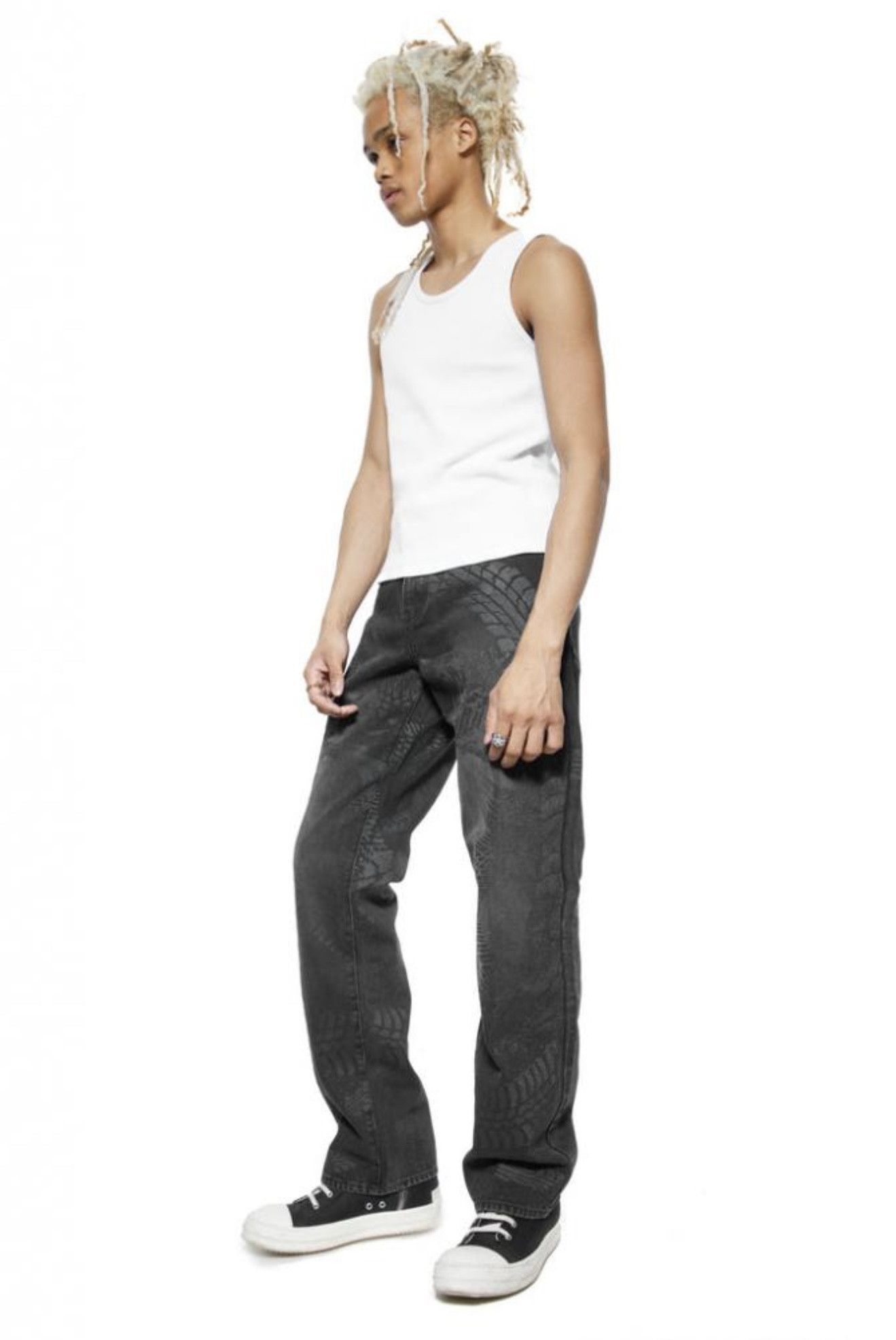 Jaded London Jaded London Tyre Print Pants Size US 32 / EU 48 - 3 Thumbnail