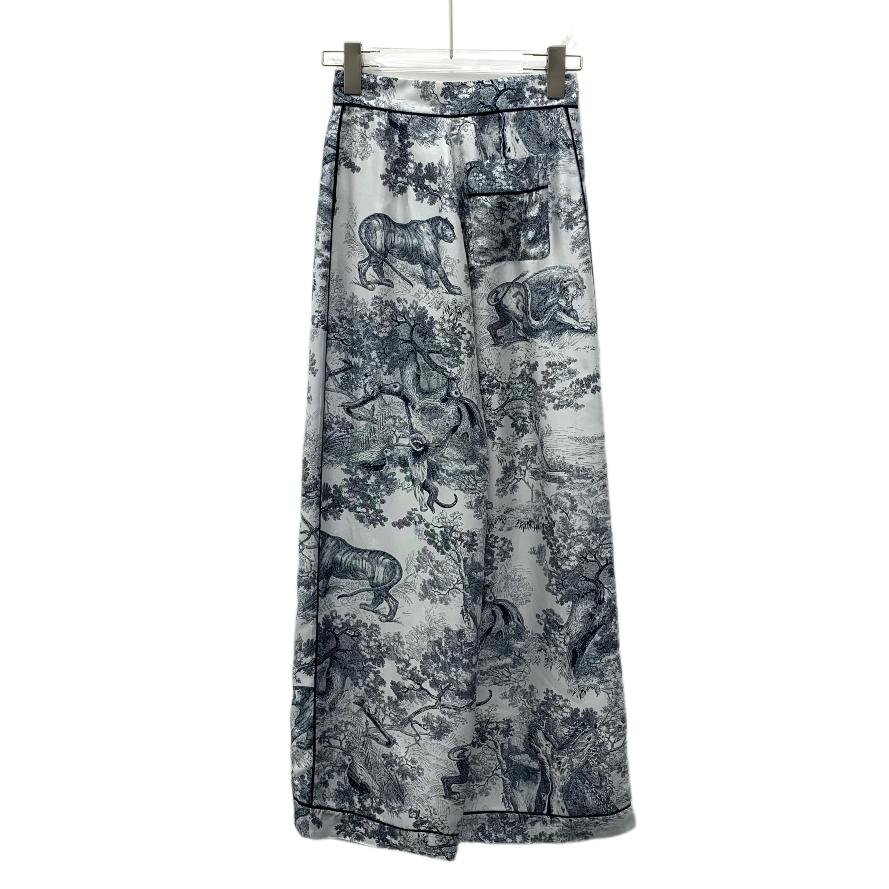 Dior Christian Dior Silk Pants Animal Print (Size XXS) Size 24" / US 00 / IT 34 - 8 Thumbnail