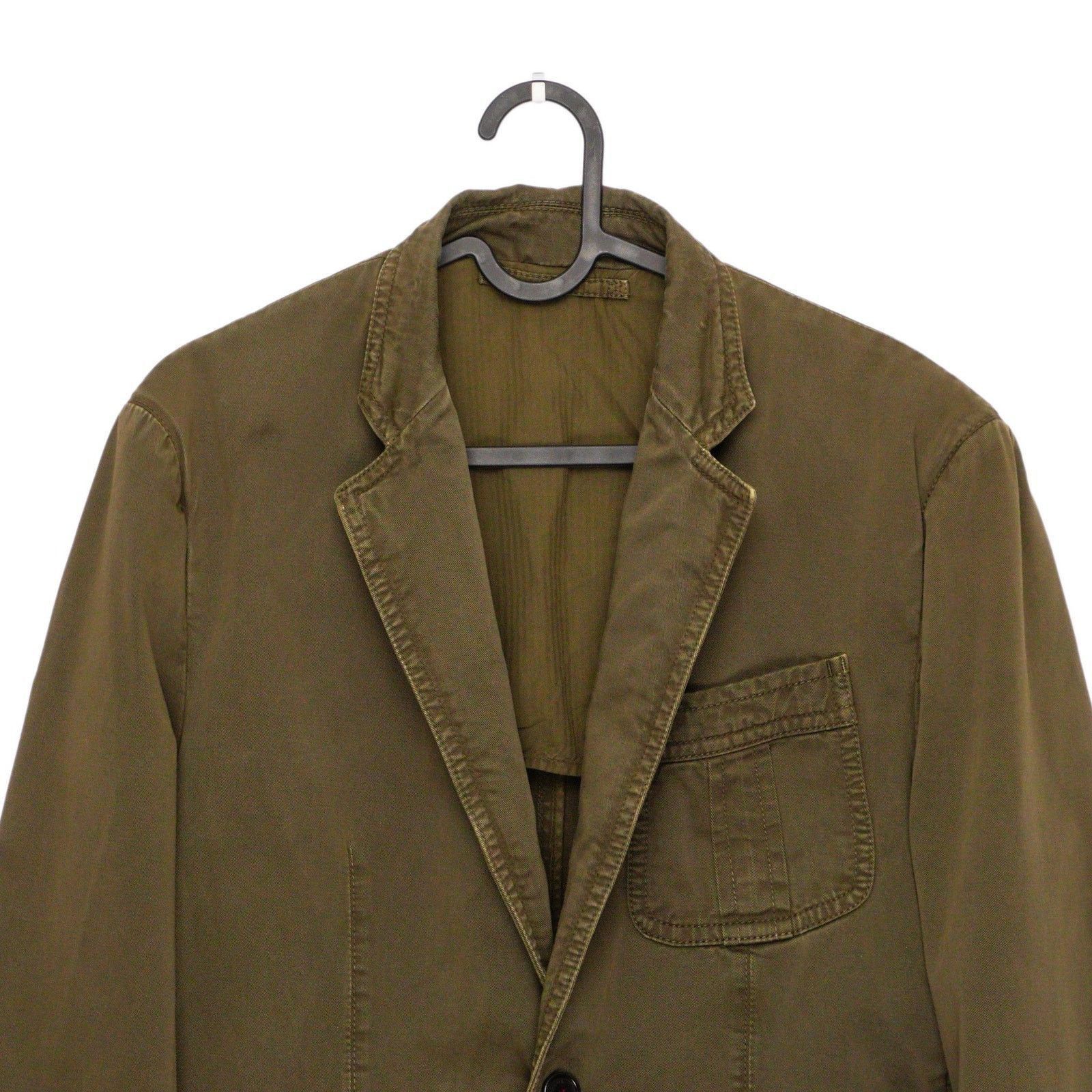 Prada Prada Linea Rossa SS06 Tab Logo Khaki Twill Work Jacket Size US M / EU 48-50 / 2 - 3 Thumbnail