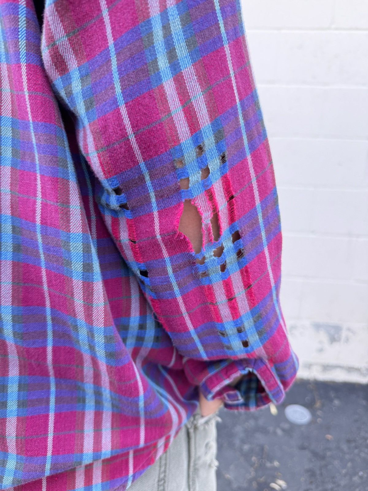 Other VTG 90’s Thrashed Patchwork Lightweight Cotton Flannel Size US L / EU 52-54 / 3 - 5 Thumbnail