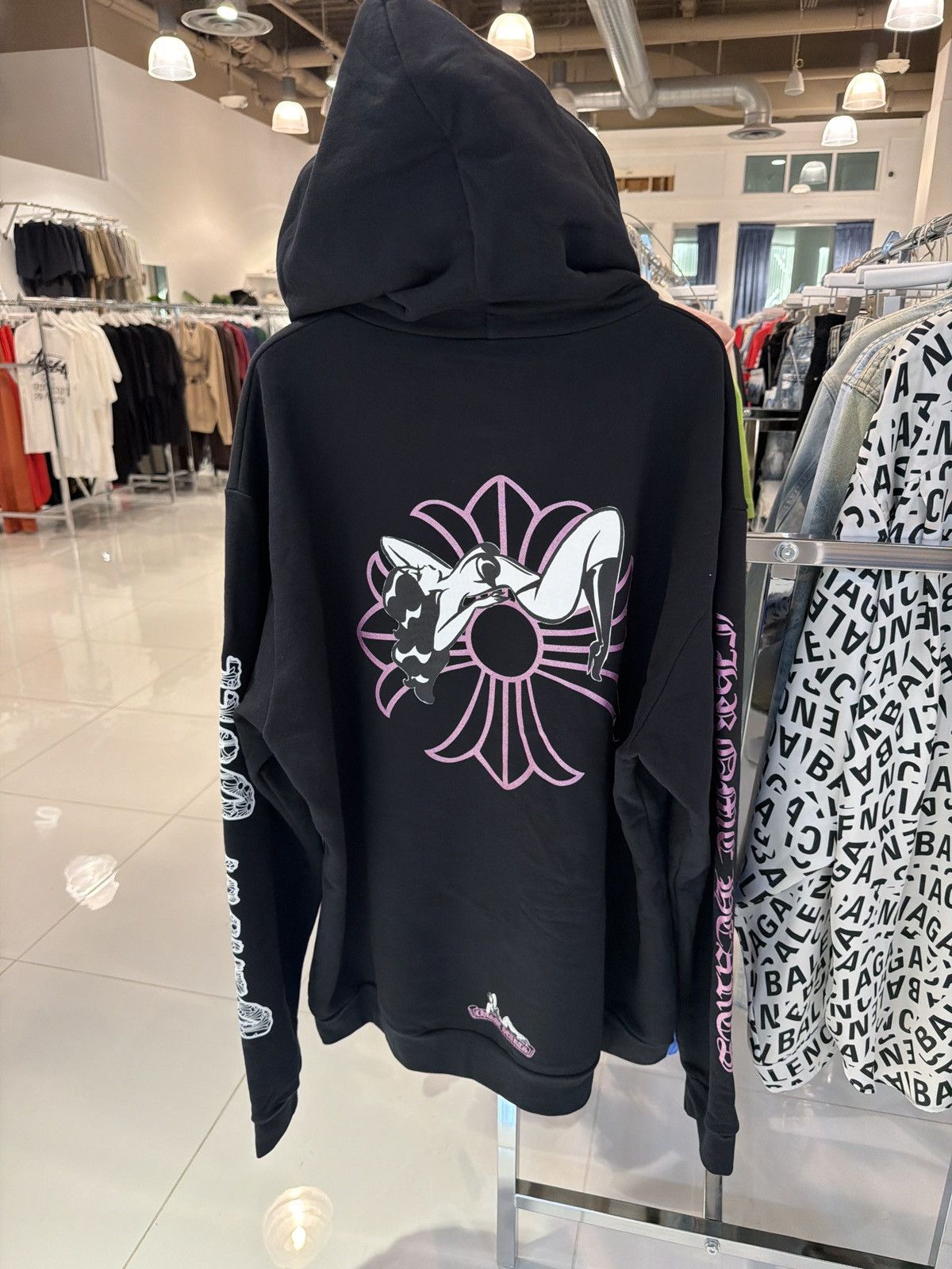 Chrome Hearts × Deadly Doll Chrome Hearts Deadly Doll Black Hoodie Size US XL / EU 56 / 4 - 2 Thumbnail