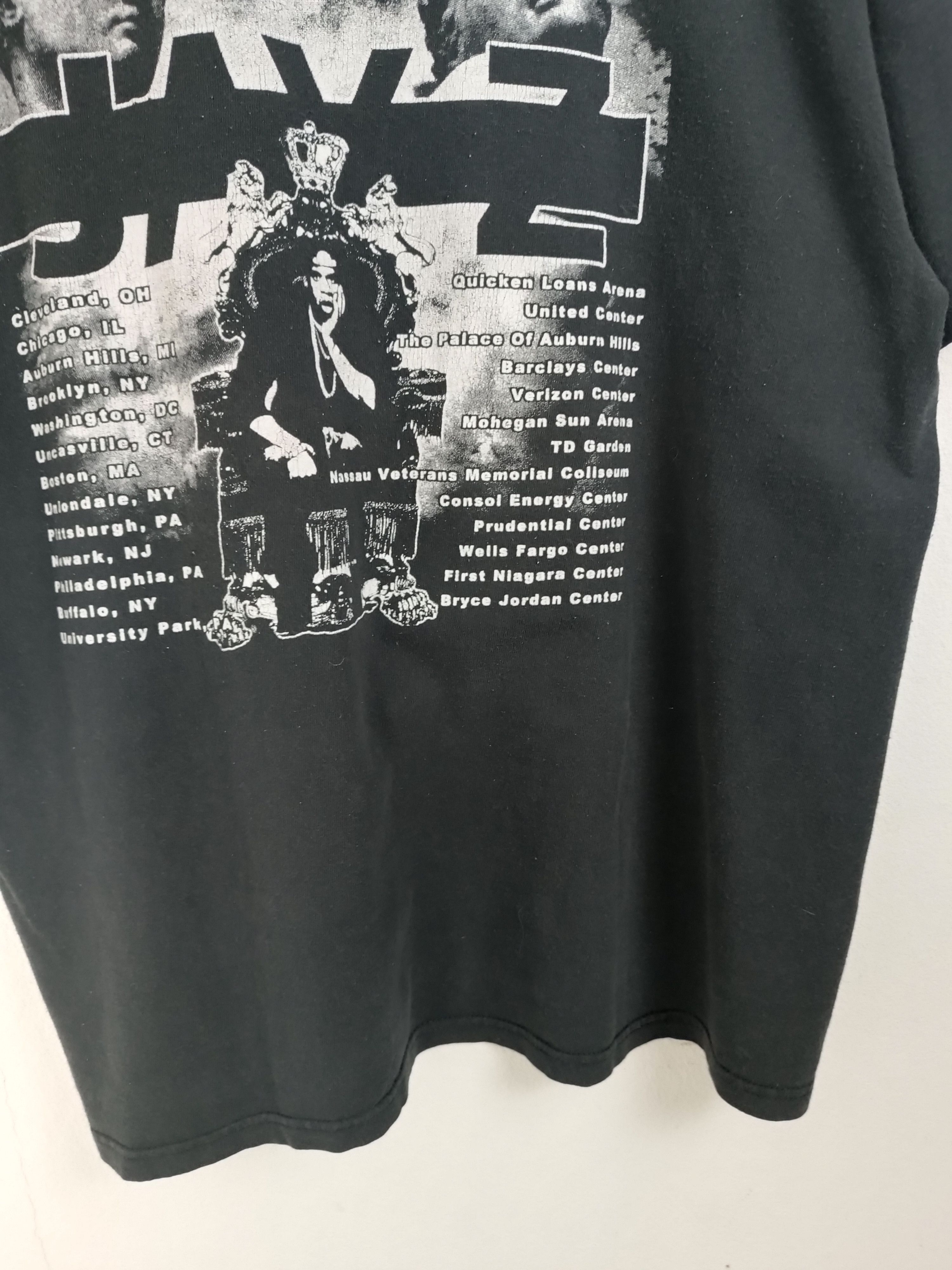 Rap Tees THRASHED FADED VINTAGE 2014 JAY-Z MAGNA CARTER TOUR RARE Size US XL / EU 56 / 4 - 13 Thumbnail