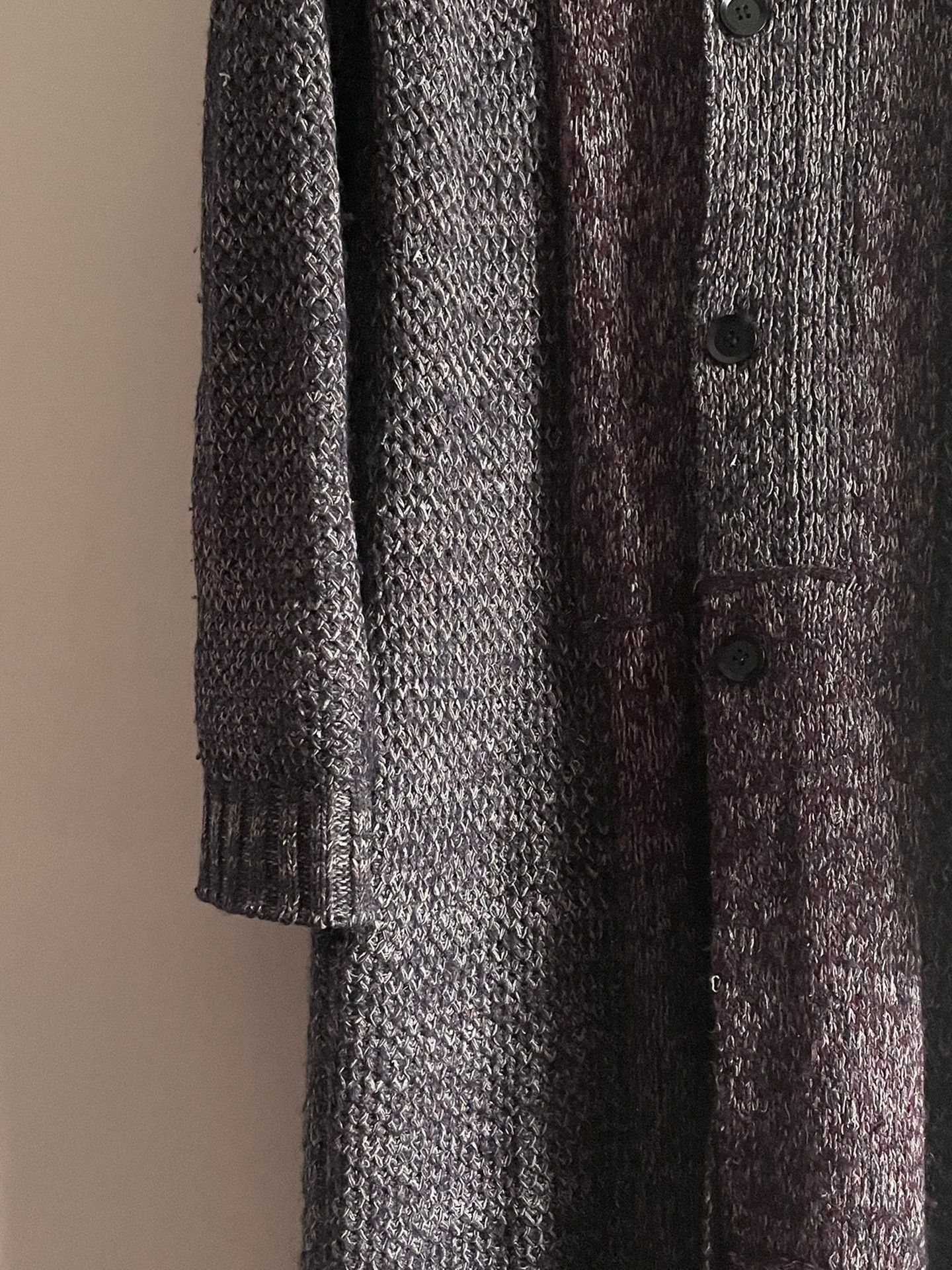 Yohji Yamamoto Yohji Yamamoto PourHomme F/W14 Wool Blend Knit Coat 3 Size US L / EU 52-54 / 3 - 5 Thumbnail