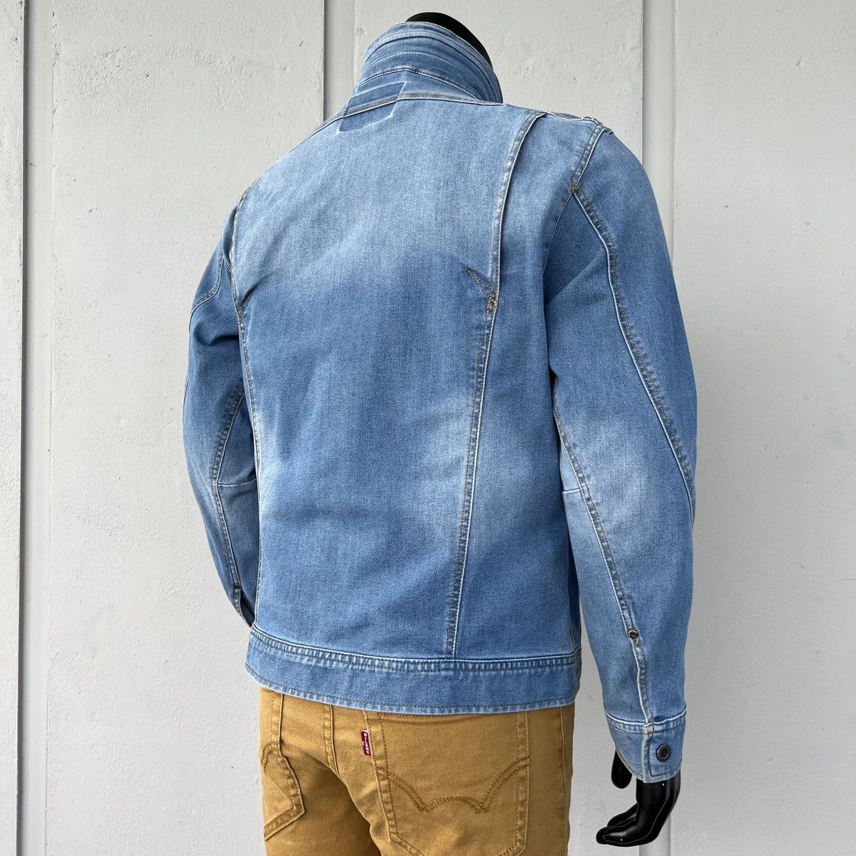Japanese Brand I'z FRONTIER Stretch Denim Jacket Size US L / EU 52-54 / 3 - 4 Thumbnail