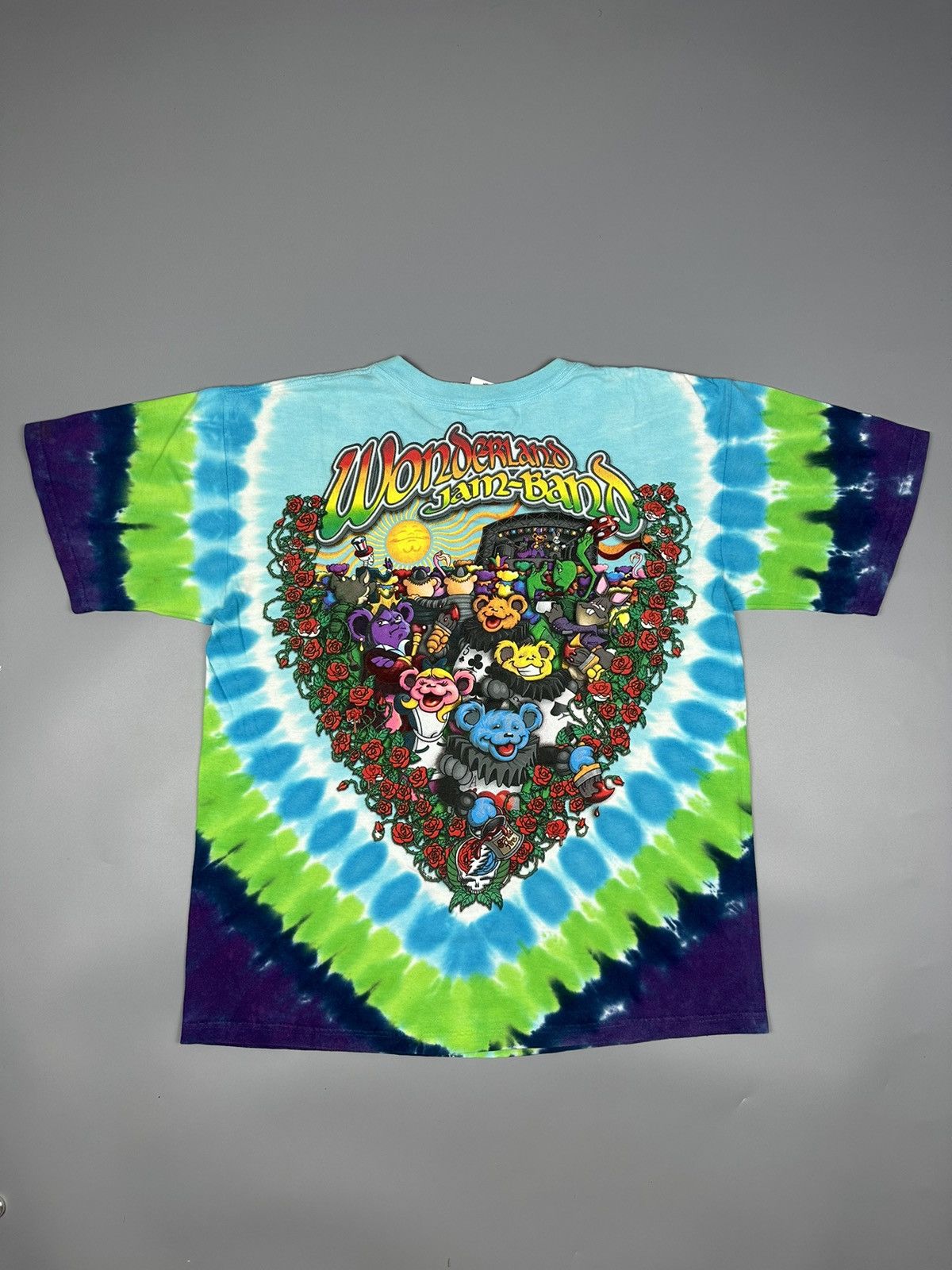 Grateful Dead × Liquid Blue Vintage Liquid Blue Grateful Dead Wonderland Jam-band Tees Size US M / EU 48-50 / 2 - 2 Thumbnail