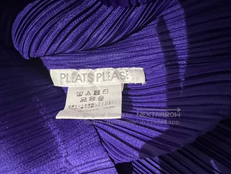 Issey Miyake Issey Miyake Purple Twist Top Size L / US 10 / IT 46 - 9 Thumbnail