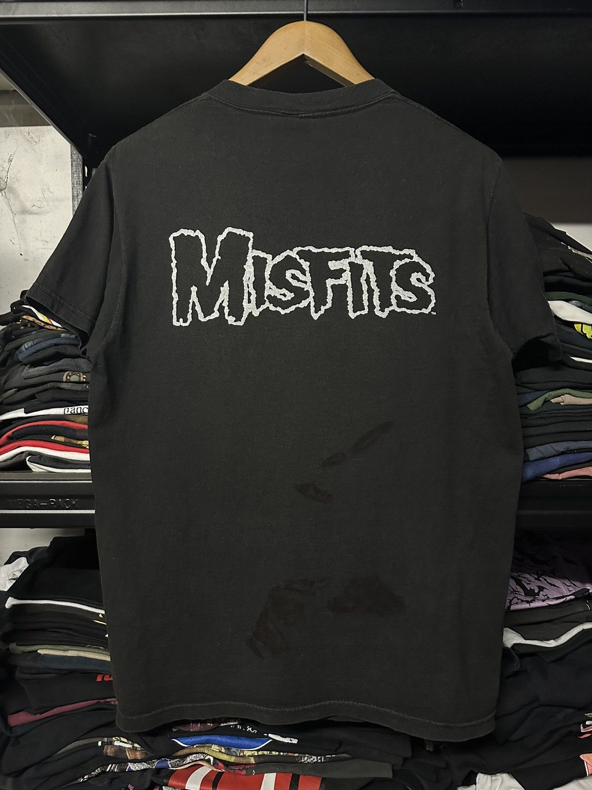 Band Tees Thrashed Vintage Misfits Horror Punk Promo Faded Tee Size US M / EU 48-50 / 2 - 7 Thumbnail