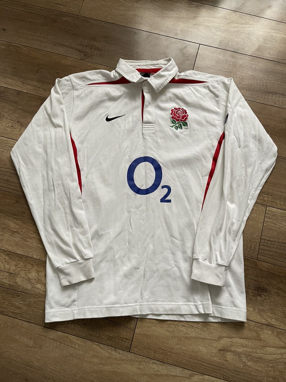 Nike Nike England Rugby Vintage Sweatshirt Pullover 90s Size US XL / EU 56 / 4 - 2 Thumbnail