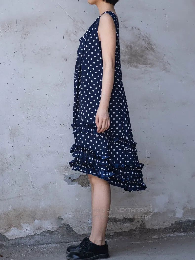 Comme des Garcons Comme Des Garcons size one-size-fits-all Dark Blue Polka D Size S / US 4 / IT 40 - 2 Thumbnail