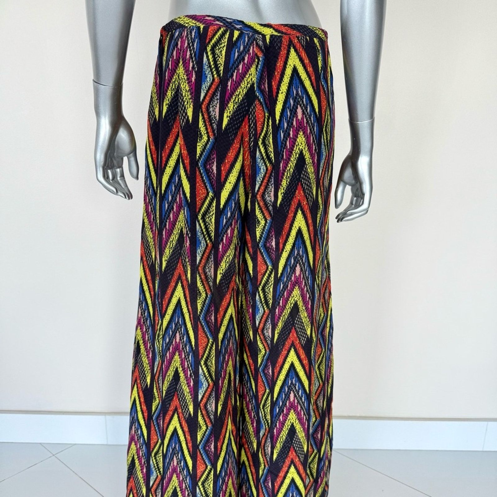 Missoni Missoni silk wide leg pants size 48IT or 12US Retail 450$ Size 34" / US 12 / IT 48 - 6 Thumbnail