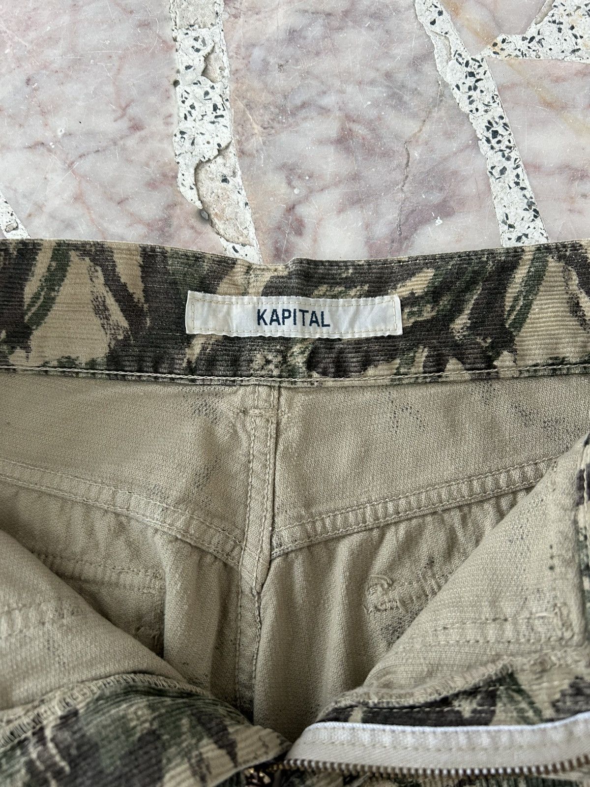 Kapital Kapital Camo Corduroy Japan Vintage Trousers Size US 27 - 10 Thumbnail