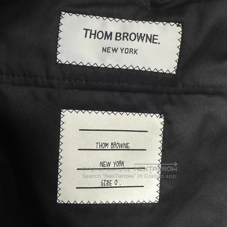 Thom Browne Thom Browne size 0 Dark Grey Four-stripe Wool Slacks Casual Size US 27 - 6 Thumbnail