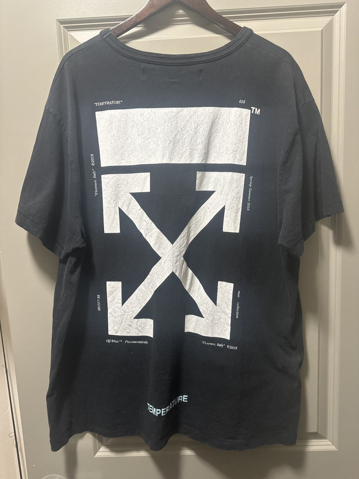 Image of Off White Off-White Short Sleeve in Black, Men's (Size XL)