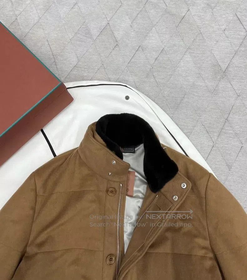 Loro Piana Loro Piana Vicuna Fur Collar Jacket. Size US S / EU 44-46 / 1 - 2 Thumbnail