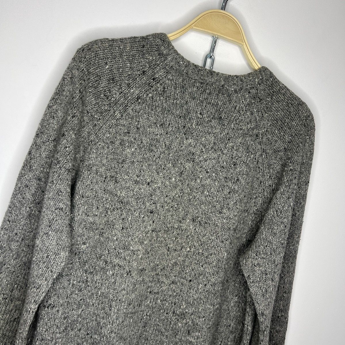 Carhartt × Carhartt Wip × Vintage Carhartt Anglistic Wool Sweater Knitwear Jumper Grey Y2K Size US XL / EU 56 / 4 - 10 Thumbnail