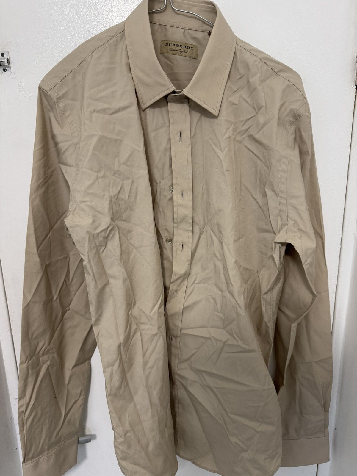 Burberry Burberry tan smart shirt Size 40S - 4 Thumbnail