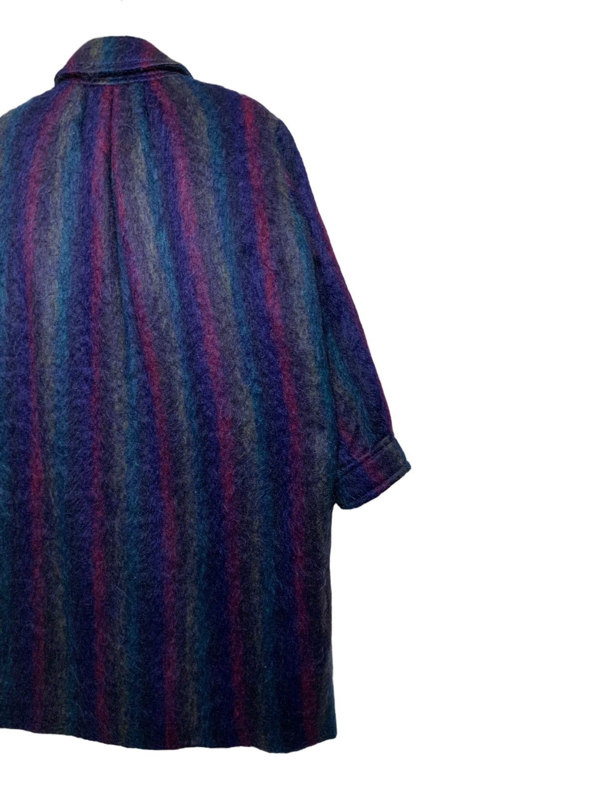 Yves Saint Laurent 🔥VTG YSL MOHAIR WOOL RAINBOW STRIPES JACKET Size M / US 6-8 / IT 42-44 - 9 Thumbnail