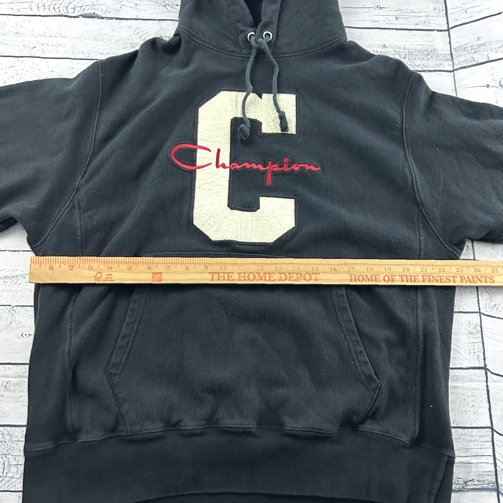 Champion Champion Reverse Weave Pullover Hooded Sweatshirt Men L Black Size US L / EU 52-54 / 3 - 3 Thumbnail