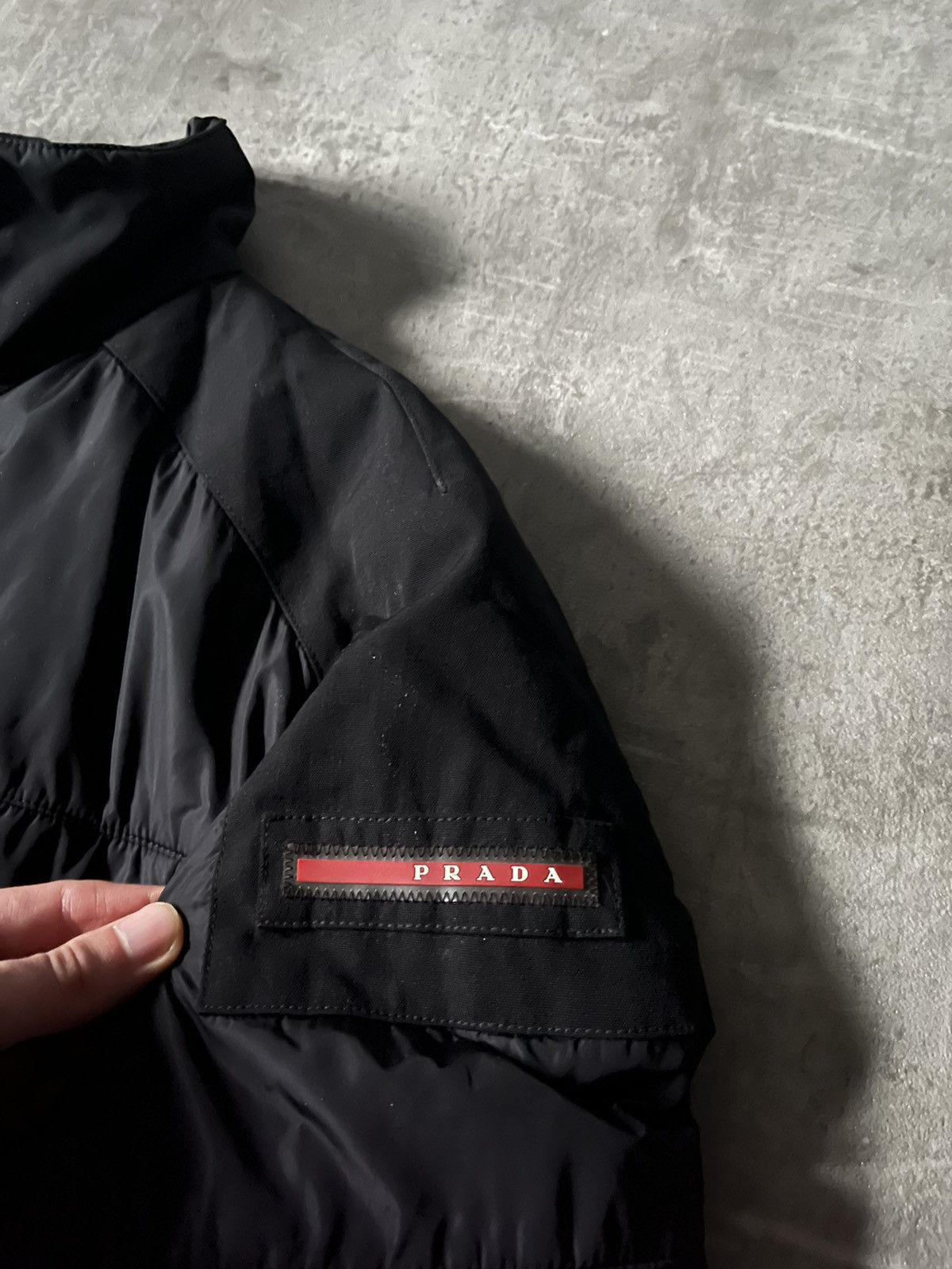 Prada Prada linea rossa tab light jacket black rare Size US L / EU 52-54 / 3 - 2 Thumbnail