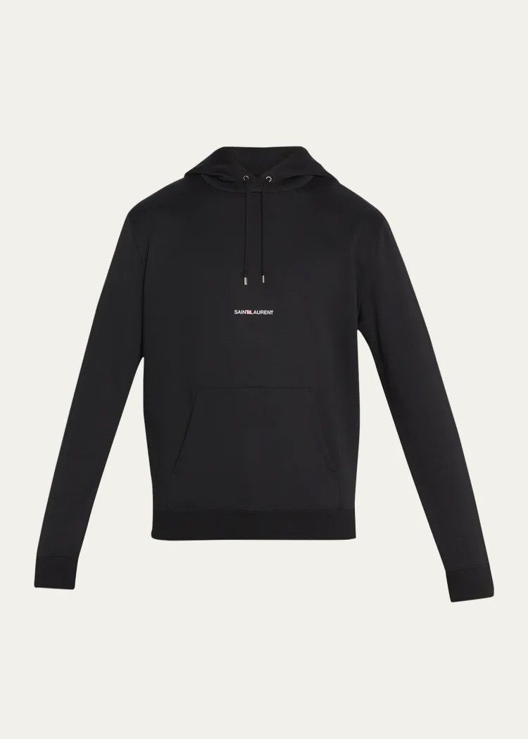 Saint Laurent Paris SAINT LAURENT Rive Gauche Jersey Hoodie size S Size S / US 4 / IT 40 - 4 Thumbnail