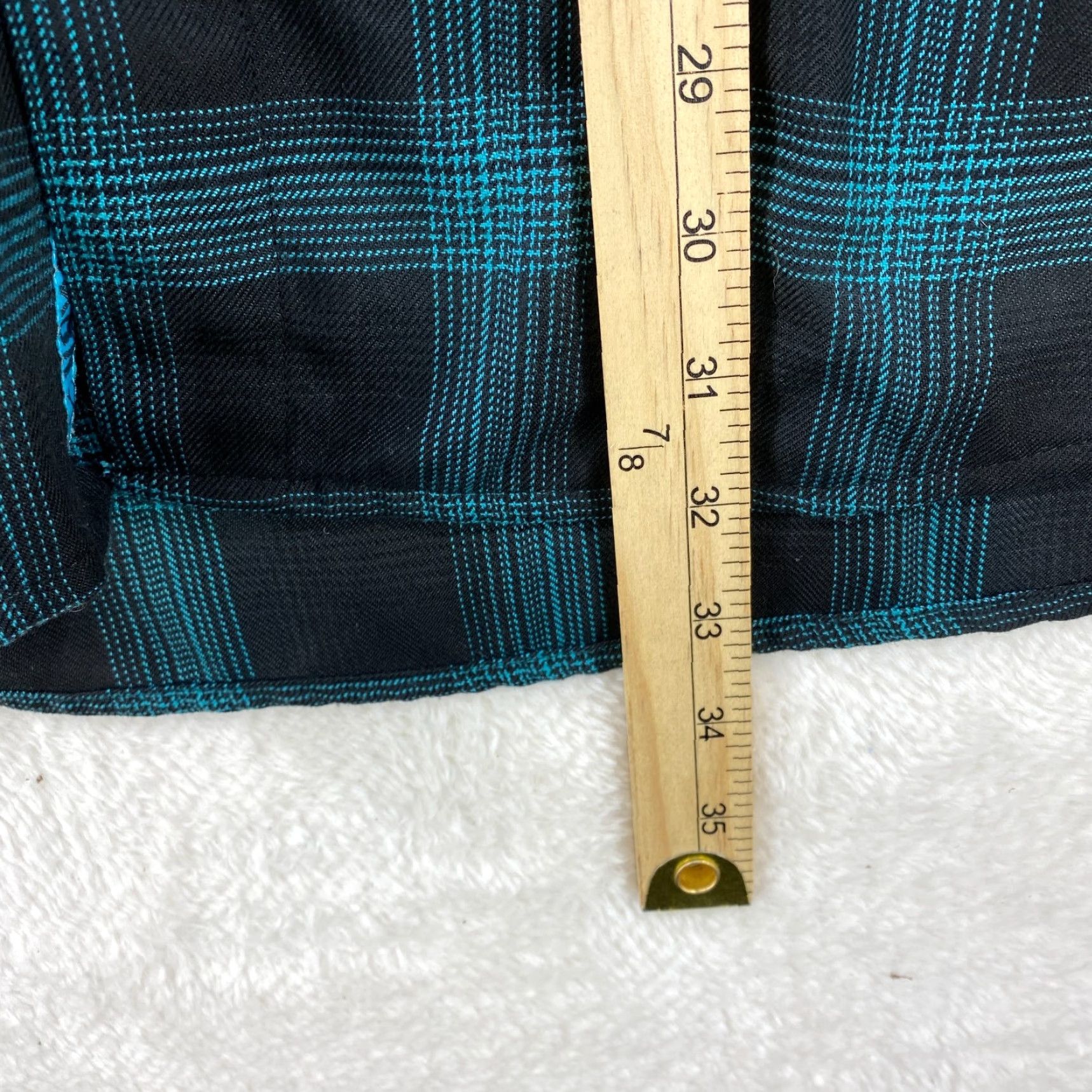 Vintage Dixxon Flannel SXS Mens 3XL Teal Black Pearl Snap The Trixie Long Sleeve Shirt Shirt Mens 3XL Flannel Shirt Snap Button Pocketed Plaid Size US XXL / EU 58 / 5 - 5 Thumbnail