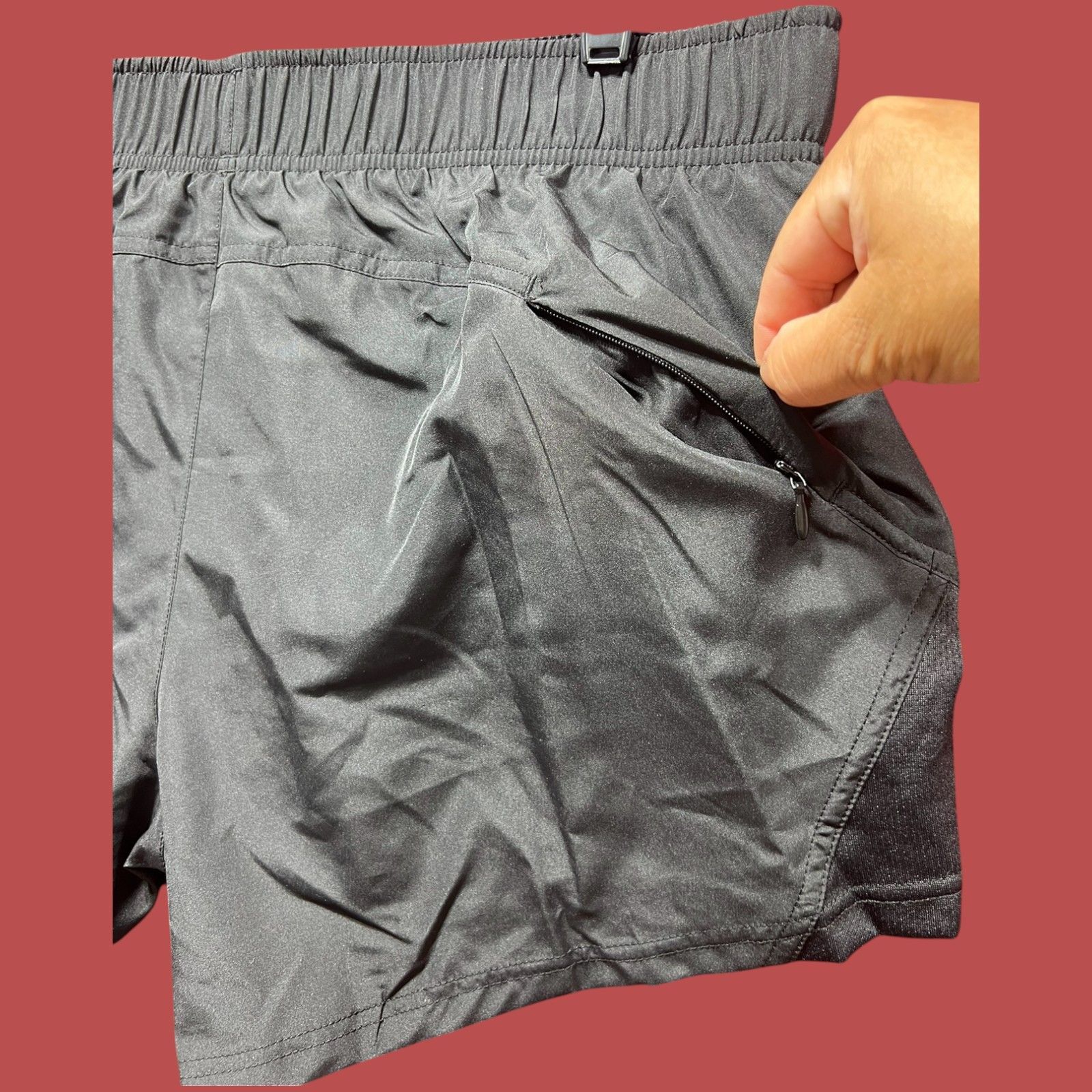 Athletic Works Athletic Works - Women's Running Short - Black - Extra Large Size 38" / US 16 / IT 52 - 15 Thumbnail