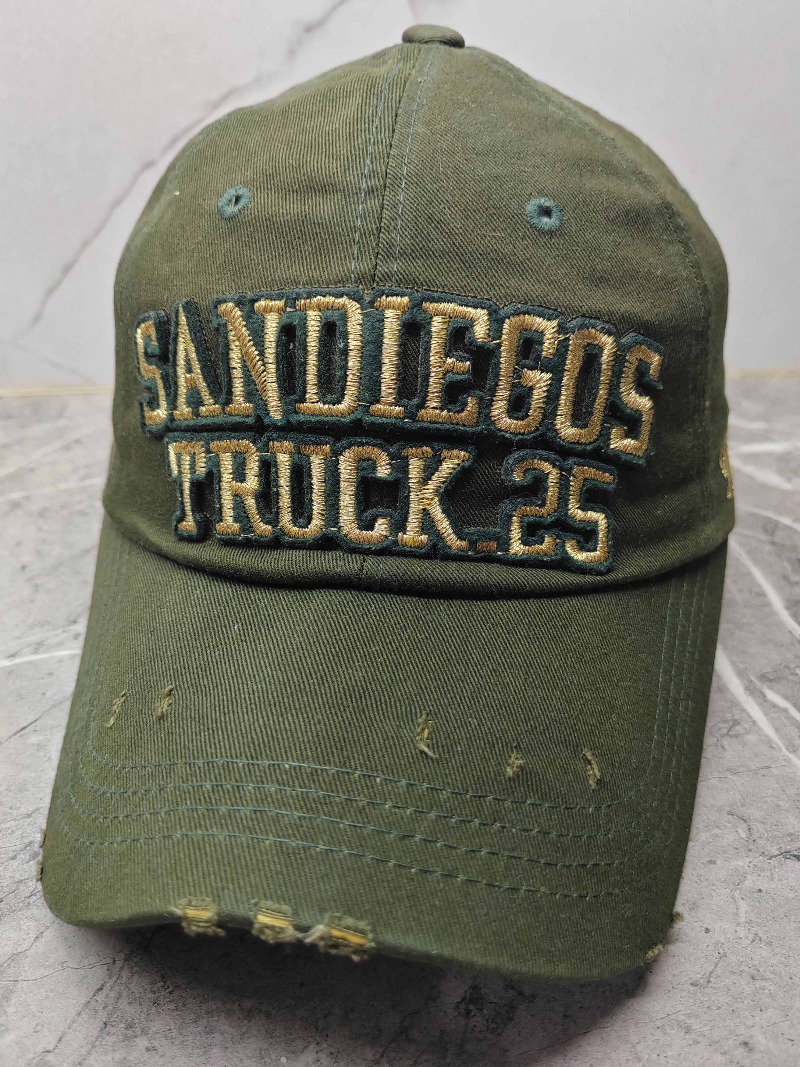Vintage Vintage Sandiegos Truck 25 Distressed Style Cap Hat Size ONE SIZE - 1 Thumbnail