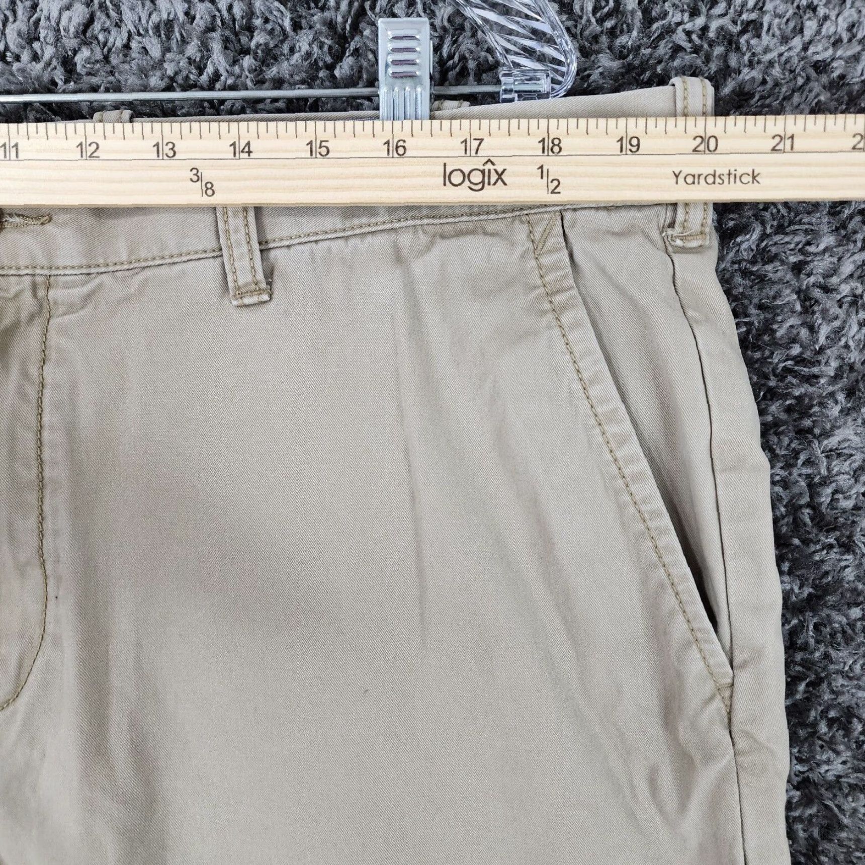 Tommy Hilfiger TOMMY HILFIGER Mens Chino Pants Beige Straight Leg Size 40x29 Size US 40 / EU 56 - 4 Thumbnail