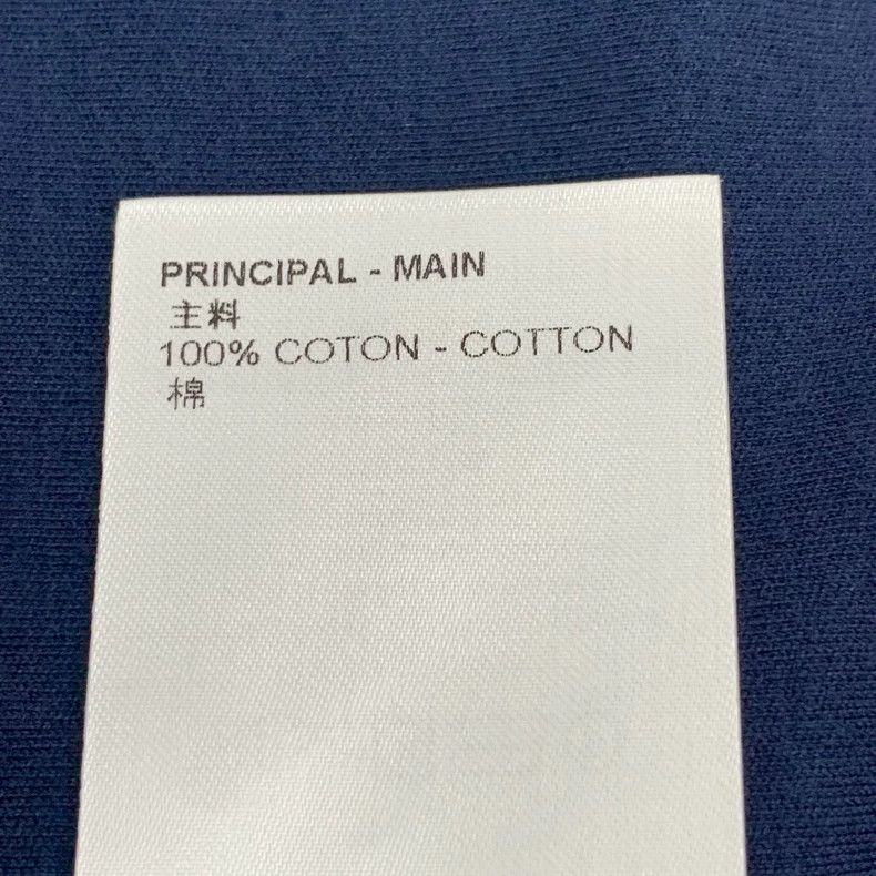 Louis Vuitton Louis Vuitton Dark blue logo monogrammed cotton crewneck T Size L / US 10 / IT 46 - 7 Thumbnail