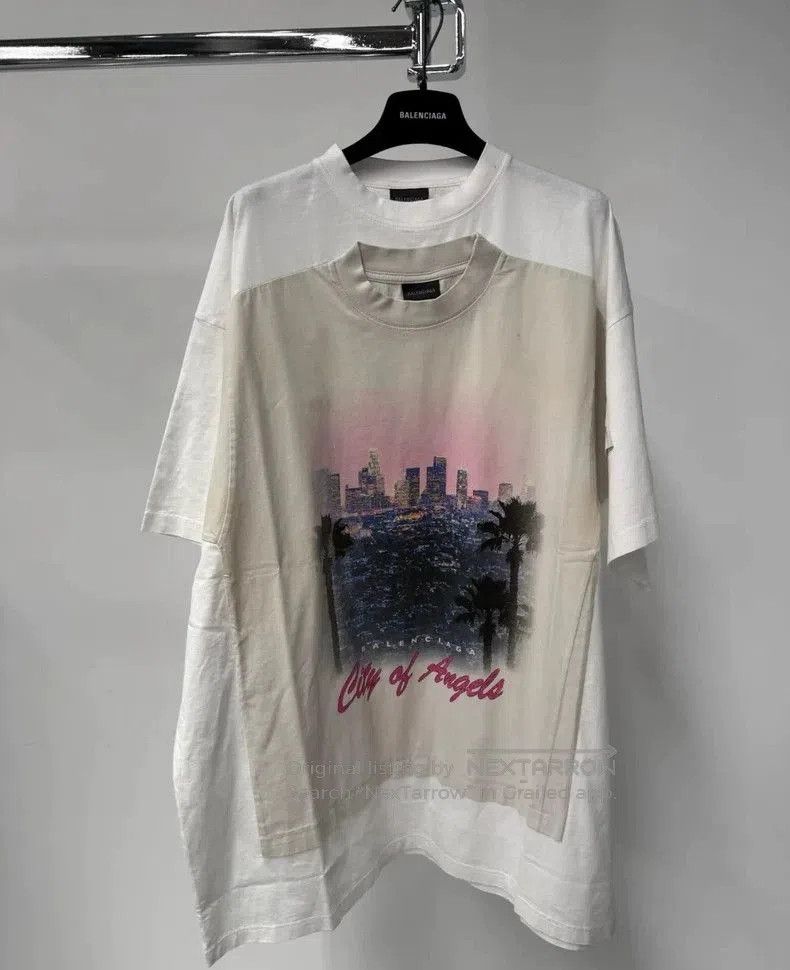 Balenciaga Balenciaga LA Night Print S/S Tee. Size US L / EU 52-54 / 3 - 1 Thumbnail