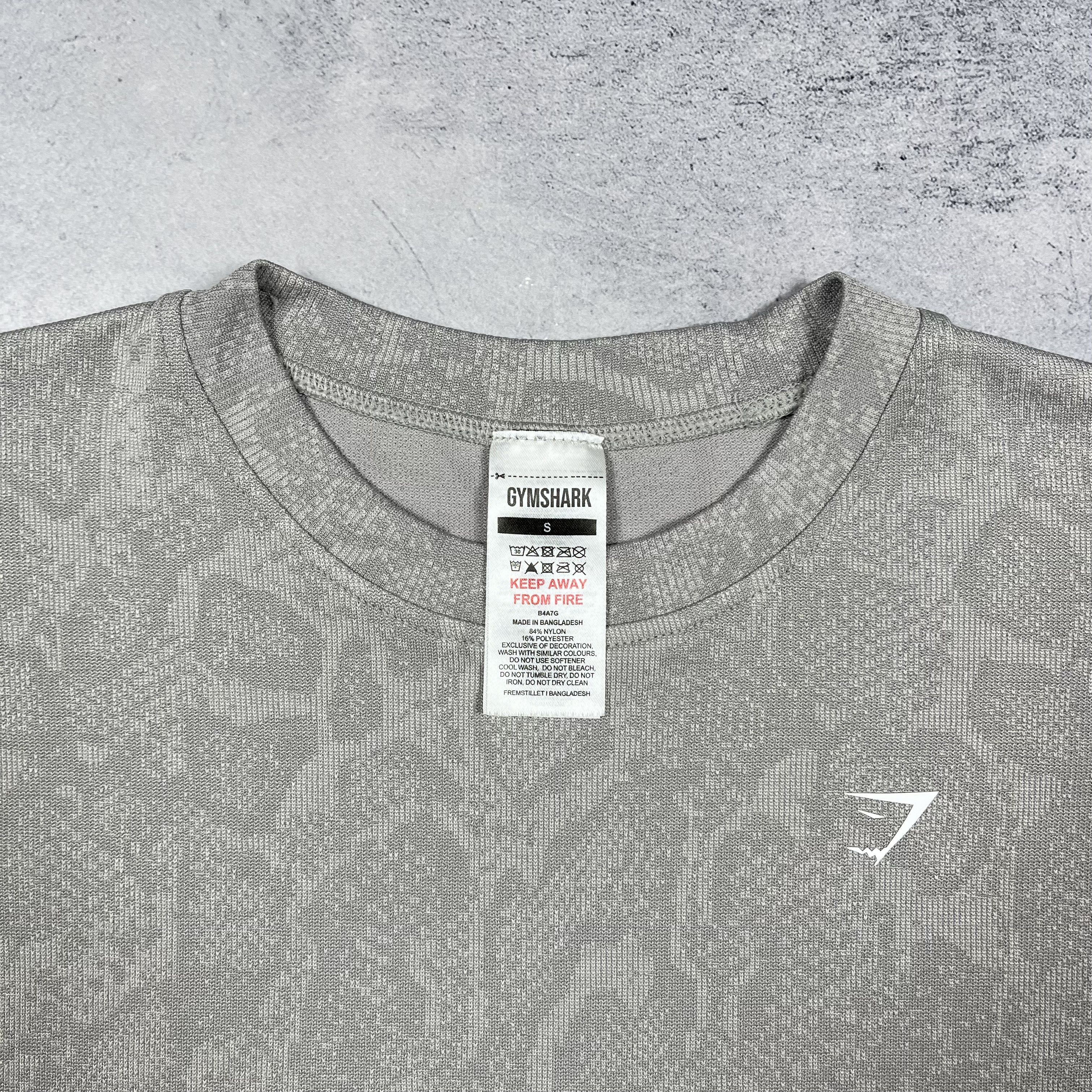 Gymshark Gymshark Snakeskin Pattern Textured T Shirt Size US S / EU 44-46 / 1 - 10 Thumbnail
