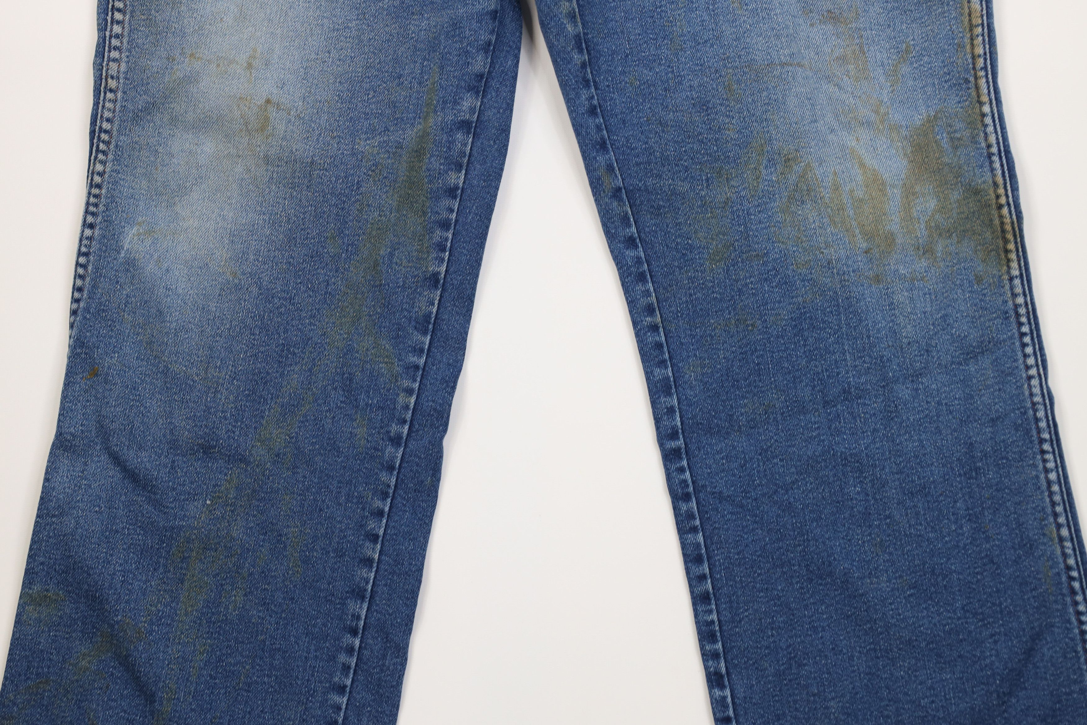 Vintage Vintage 70s Streetwear Flared Wide Leg Denim Jeans Blue USA Size US 40 / EU 56 - 3 Thumbnail