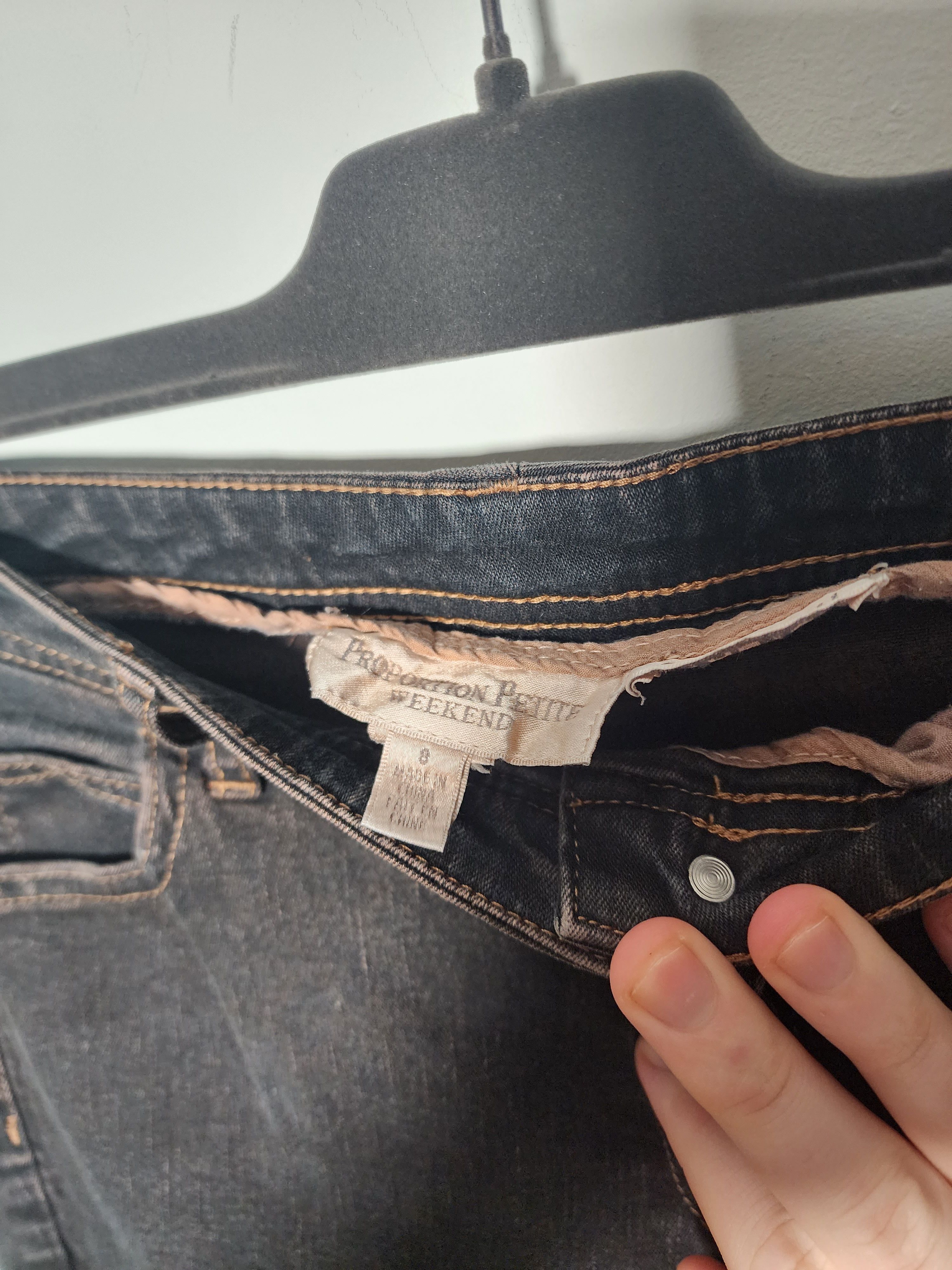 Japanese Brand × Vintage Proportion Petite Weekend Flower Denim Jeans Embroidery Size US 31 - 4 Thumbnail
