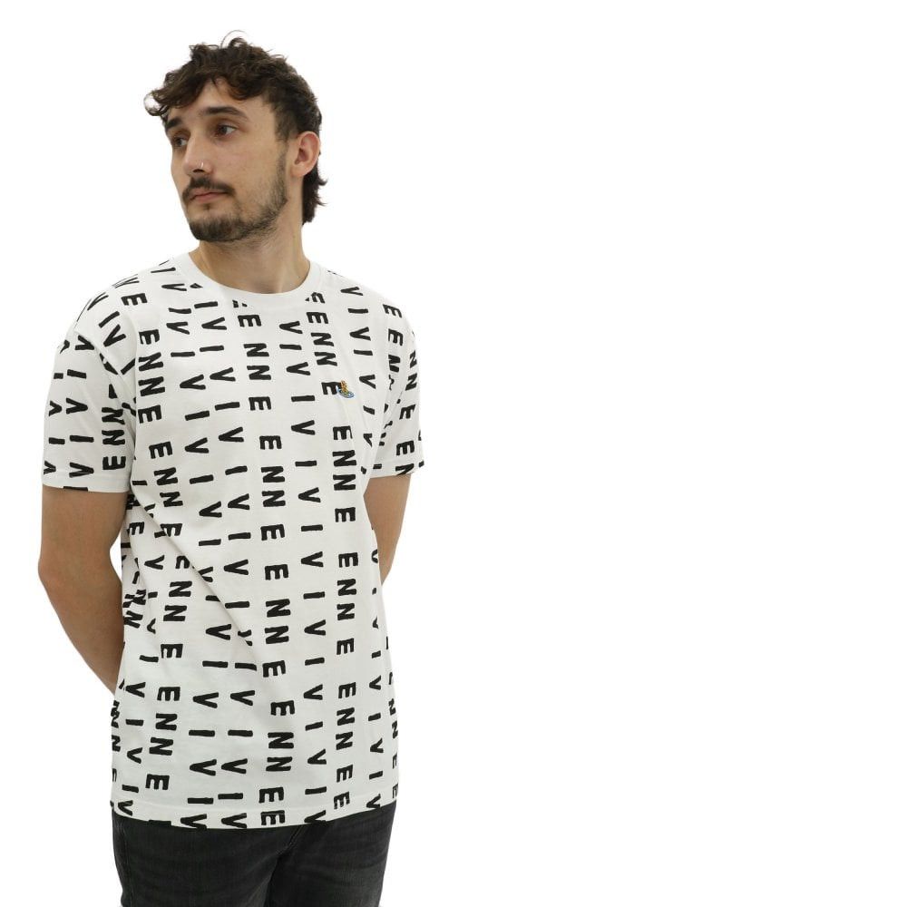 Vivienne Westwood VIVIENNE WESTWOOD white classic letter logo print t-shirt Size US M / EU 48-50 / 2 - 3 Thumbnail