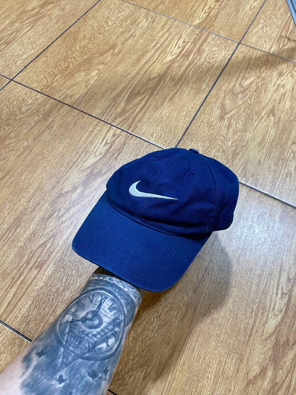 Nike blue cap one size Y2K Nike logo center Size ONE SIZE - 6 Thumbnail