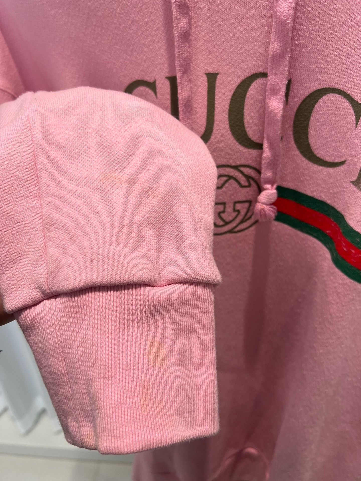 Gucci Gucci Gucci pink embroidered hoodie Size US S / EU 44-46 / 1 - 9 Thumbnail