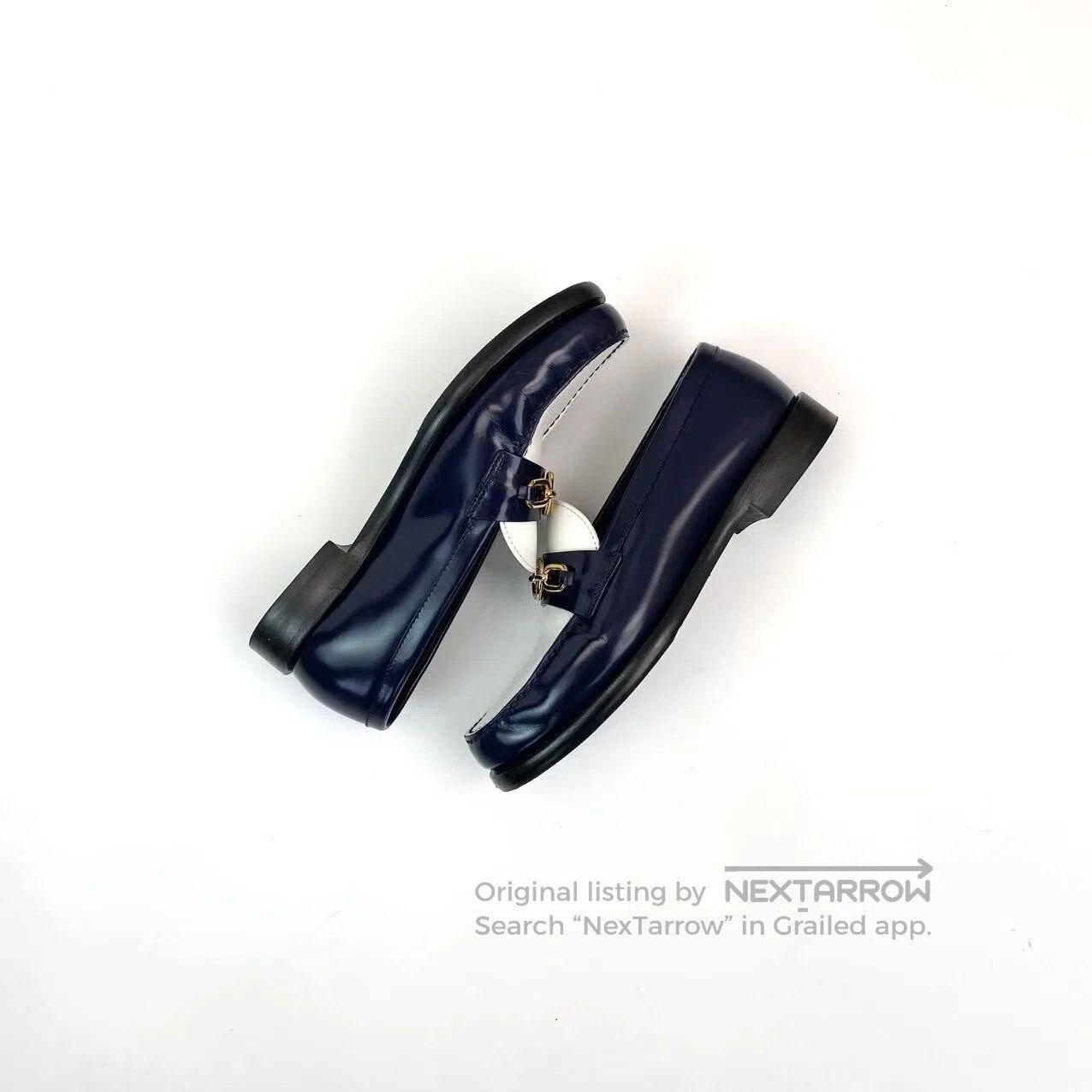 Louis Vuitton Louis Vuitton Color-blocked gold label loafers| Size US 5.5 / IT 35.5 - 4 Thumbnail