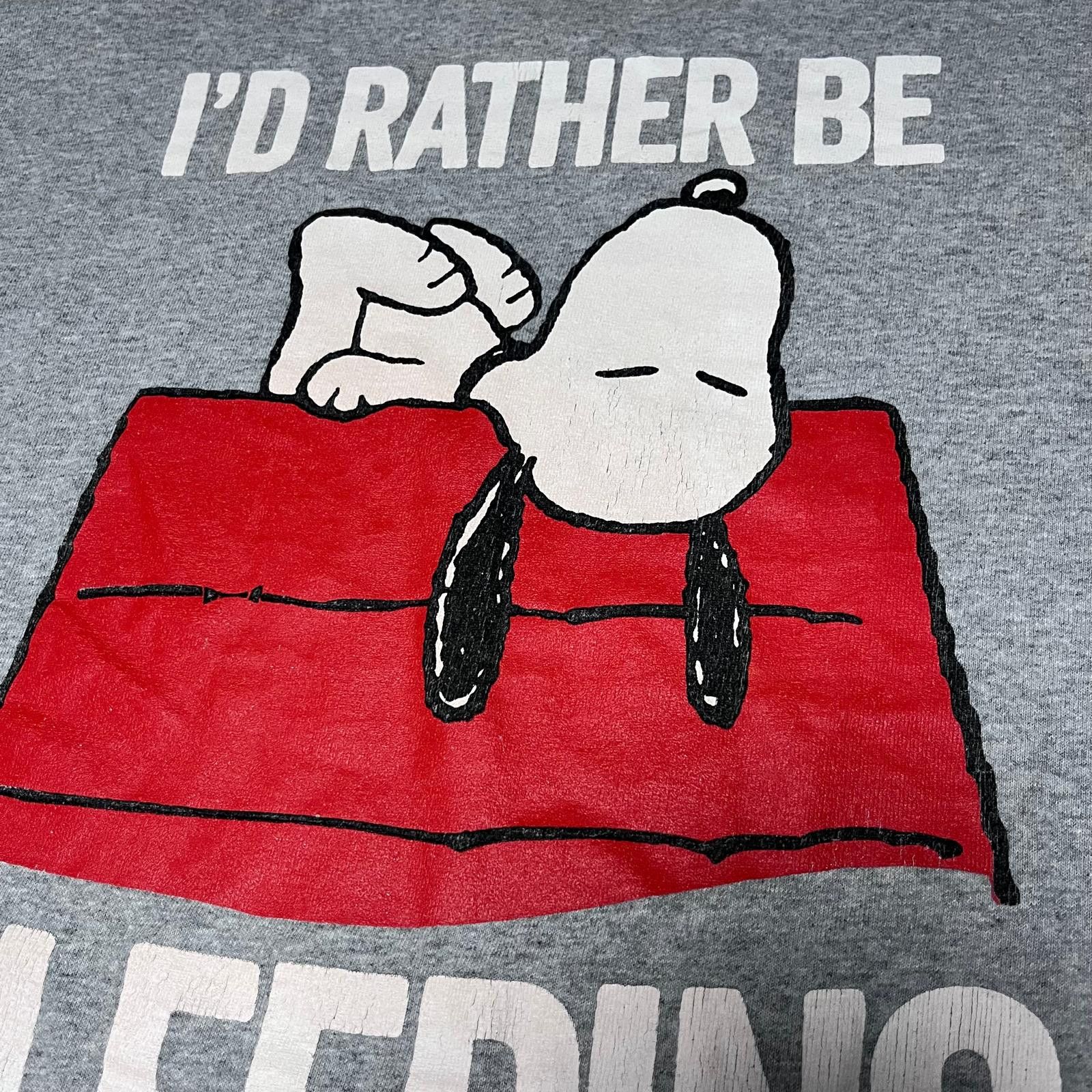 Peanuts 🐶 Peanuts Snoopy Tee – Grey Size XL Size US XL / EU 56 / 4 - 4 Thumbnail