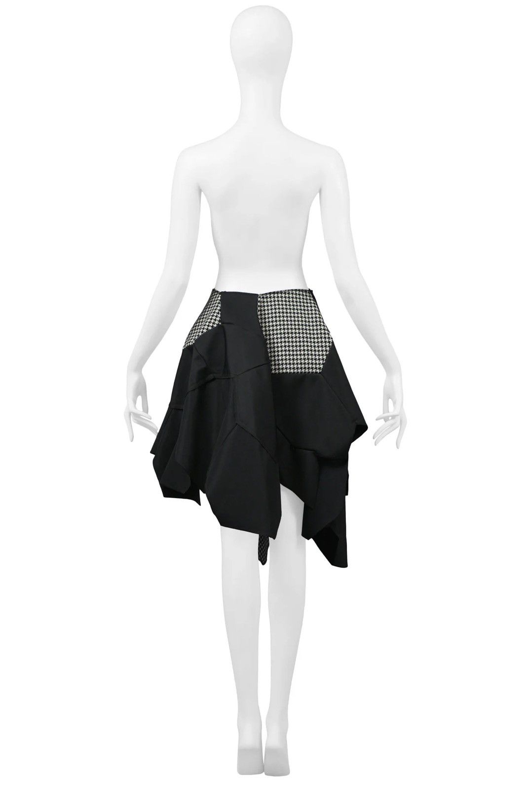 Comme des Garcons RARE 2PCS CDG BLACK FOOTBALL CHECK SKIRT 2008 sz s Size 27" / US 4 / IT 40 - 3 Thumbnail