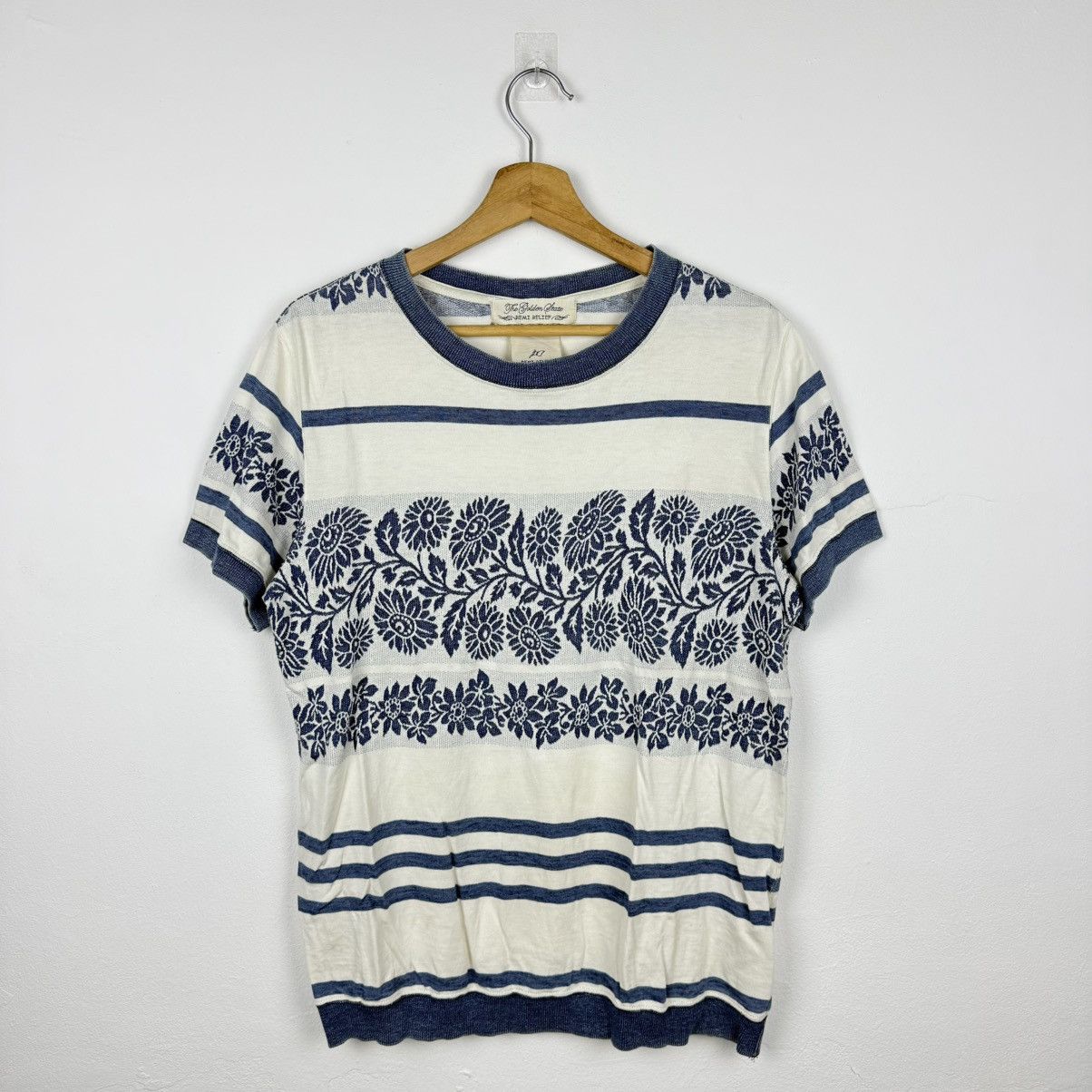 Remi Relief Remi Relief Indigo Print Floral Pattern Tee Size US M / EU 48-50 / 2 - 1 Thumbnail