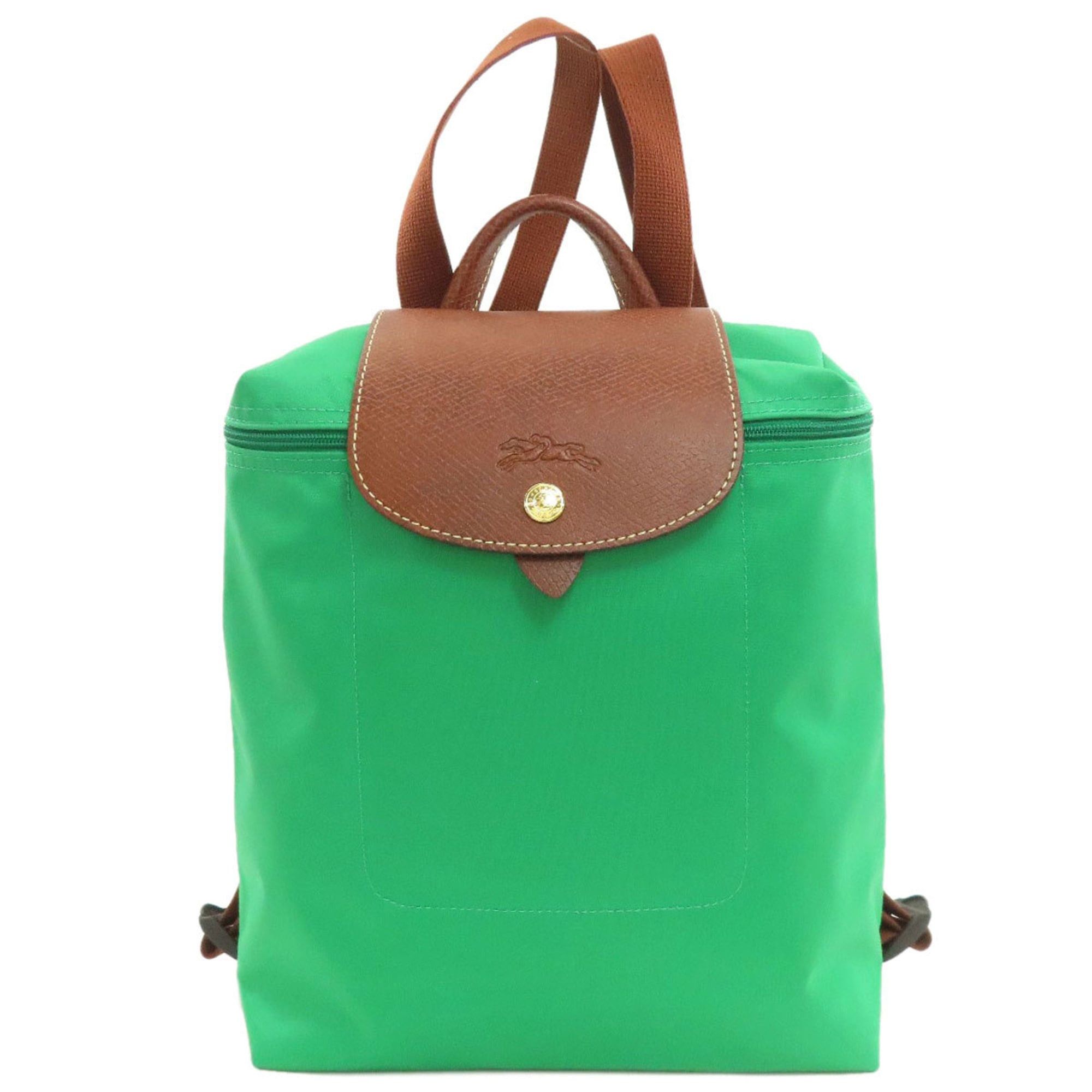 Longchamp Lime Backpack Le Pliage Green M Backpack Artichoke - Canvas | Longchamp US main image 4