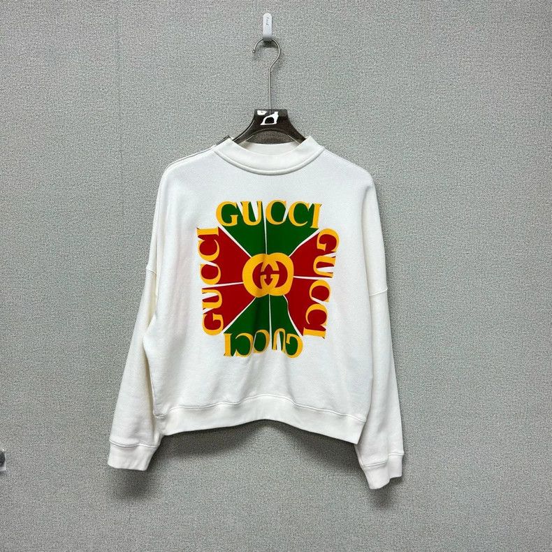Gucci Gucci White side zipper sweatshirt Size US XL / EU 56 / 4 - 1 Thumbnail